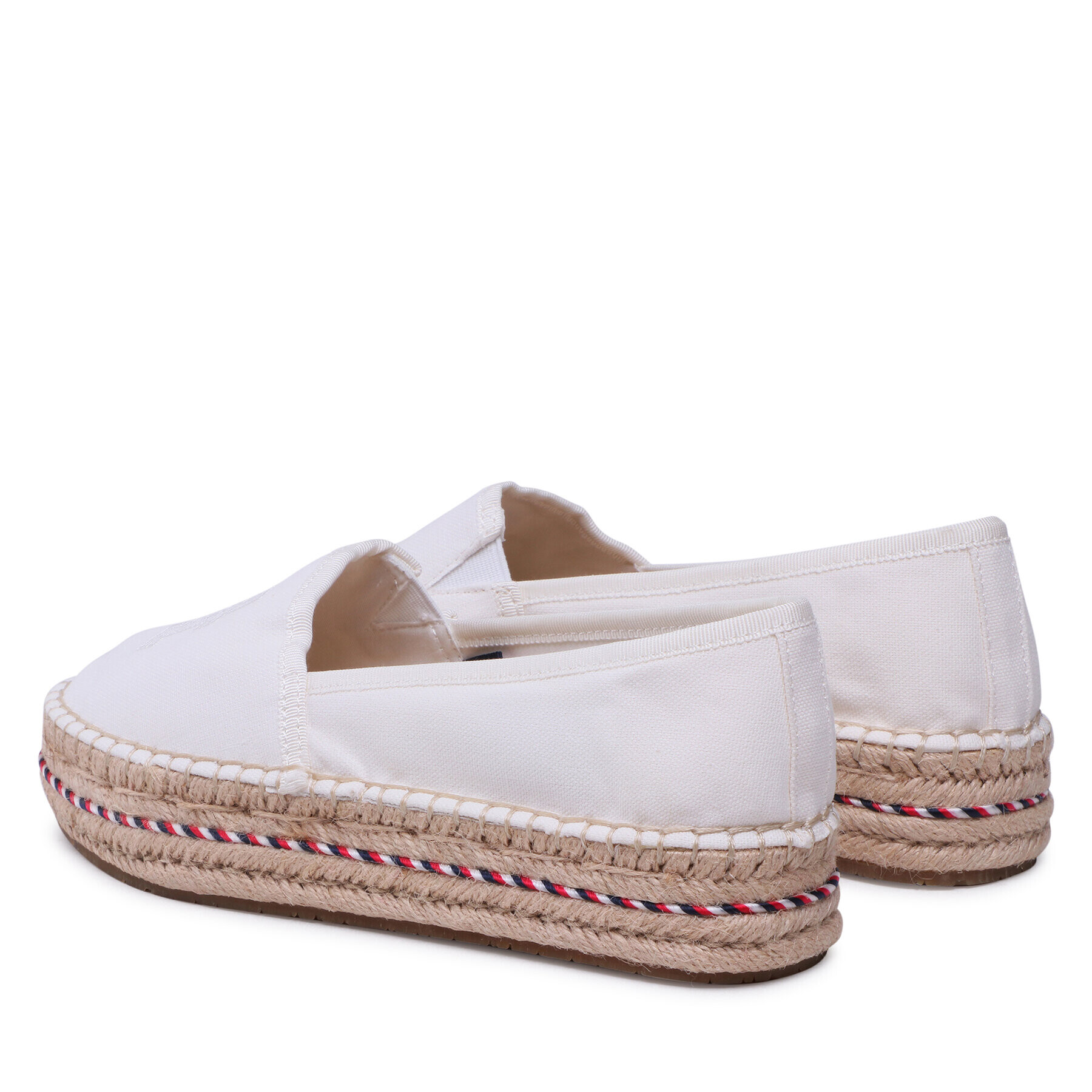 Tommy Hilfiger Еспадрили Embroidered Flatform FW0FW07014 Екрю - Pepit.bg