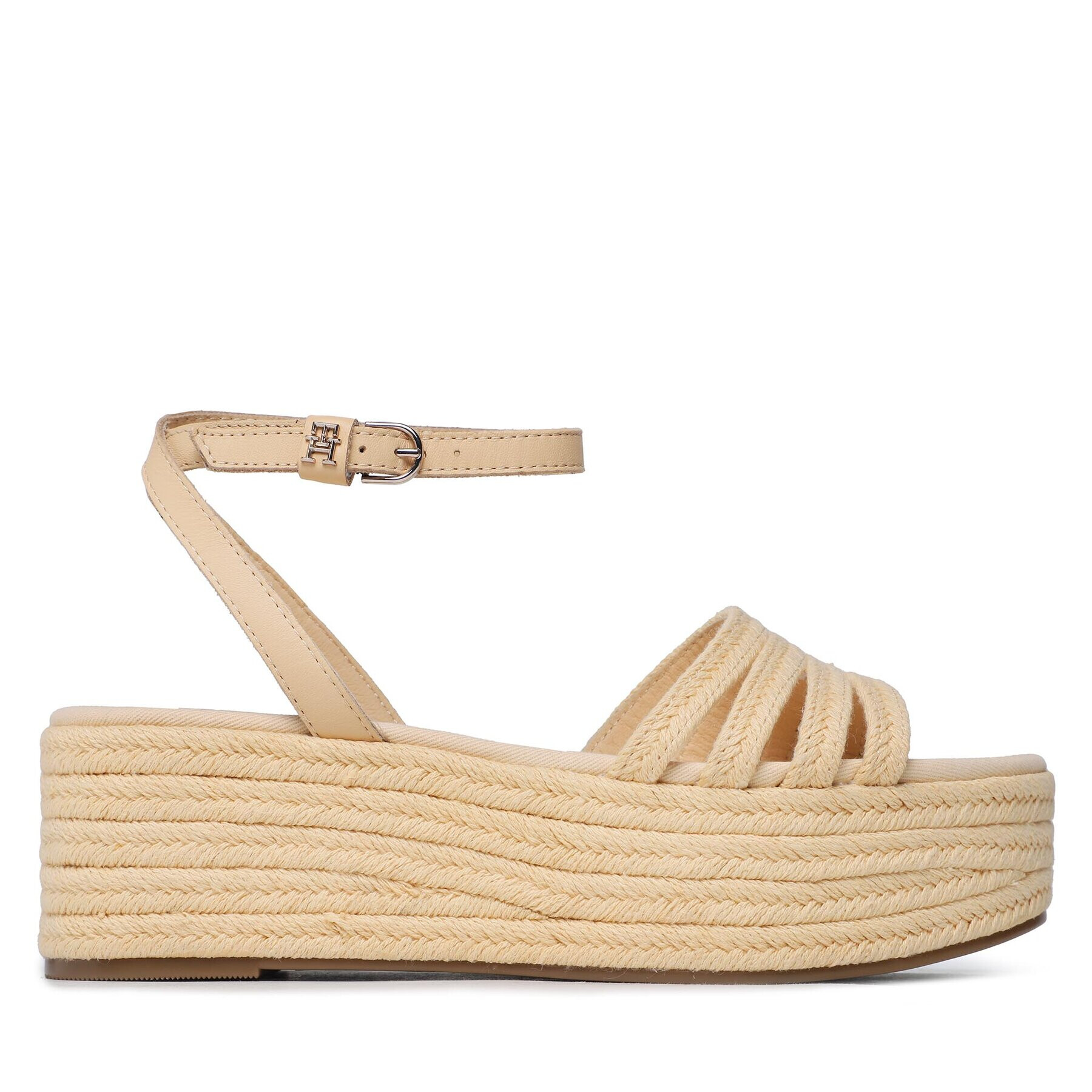 Tommy Hilfiger Еспадрили Essenital Flatform Sandal FW0FW07161 Жълт - Pepit.bg