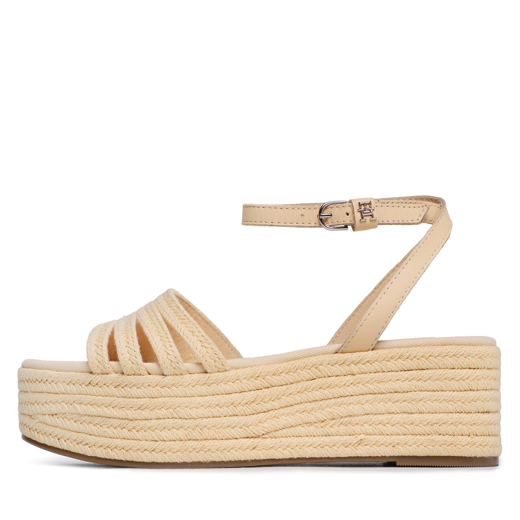 Tommy Hilfiger Еспадрили Essenital Flatform Sandal FW0FW07161 Жълт - Pepit.bg