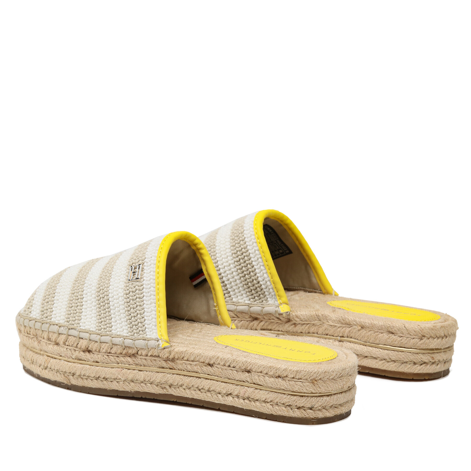 Tommy Hilfiger Еспадрили Feminine Crochet Mule Espadrille FW0FW07278 Бежов - Pepit.bg