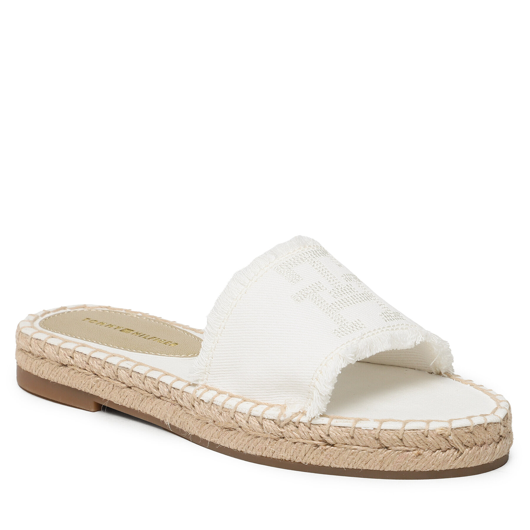 Tommy Hilfiger Еспадрили Flat Sandal FW0FW07103 Екрю - Pepit.bg