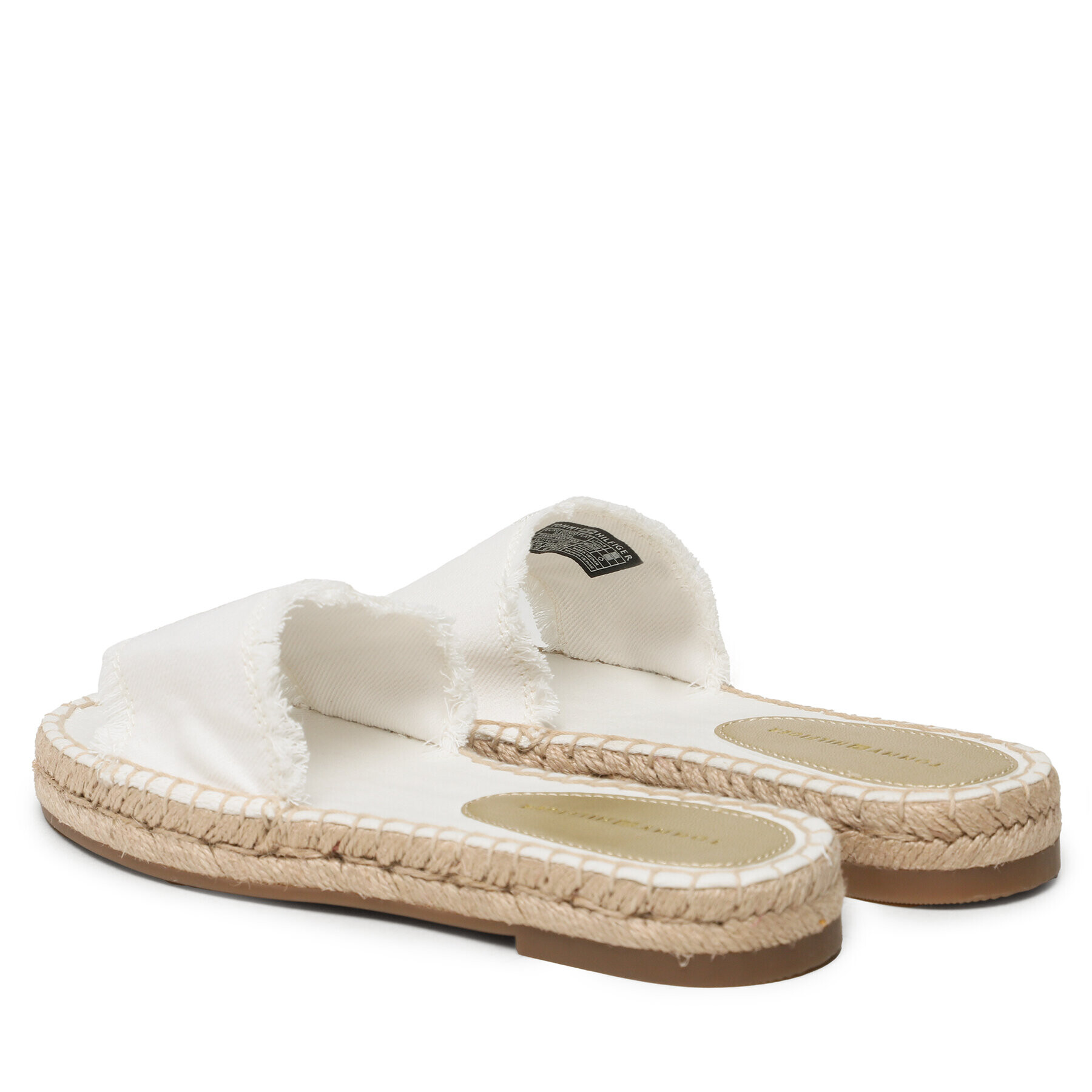 Tommy Hilfiger Еспадрили Flat Sandal FW0FW07103 Екрю - Pepit.bg