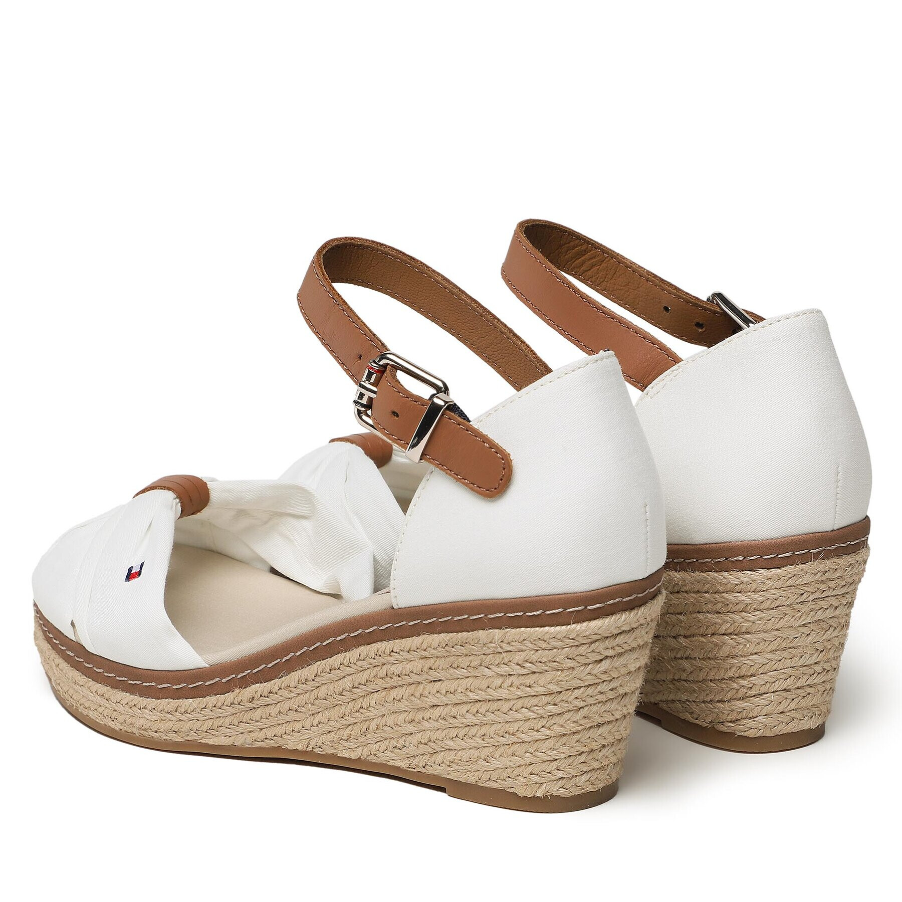 Tommy Hilfiger Еспадрили Iconic Elba Sandal FW0FW00906 Бял - Pepit.bg