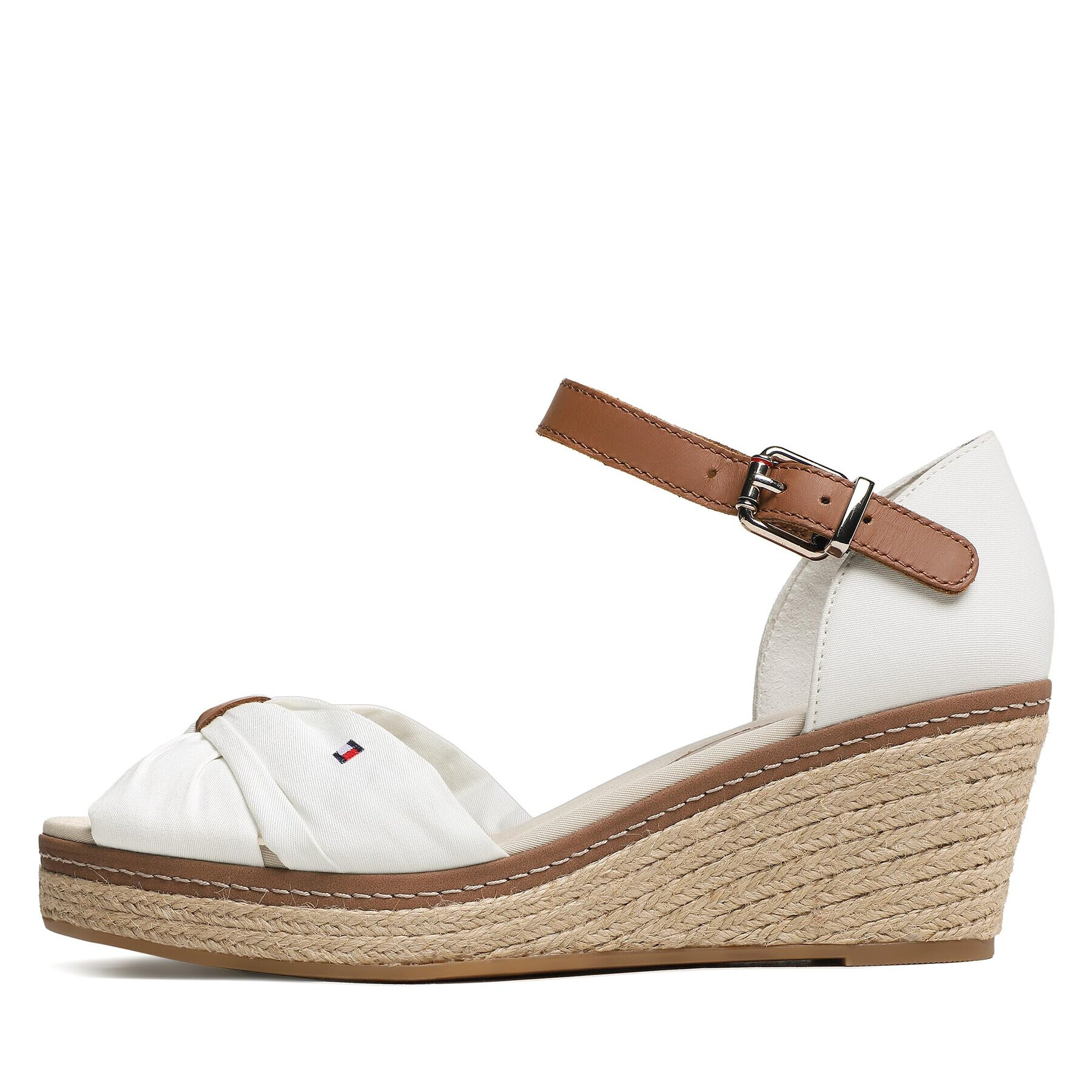 Tommy Hilfiger Еспадрили Iconic Elba Sandal FW0FW00906 Бял - Pepit.bg