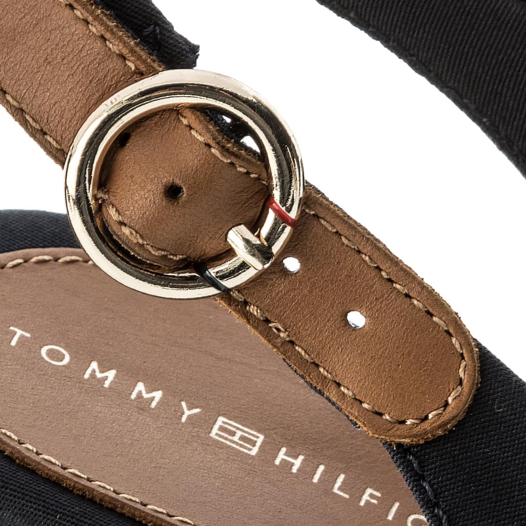 Tommy Hilfiger Еспадрили Iconic Elena Basic Sling Back FW0FW02787 Тъмносин - Pepit.bg