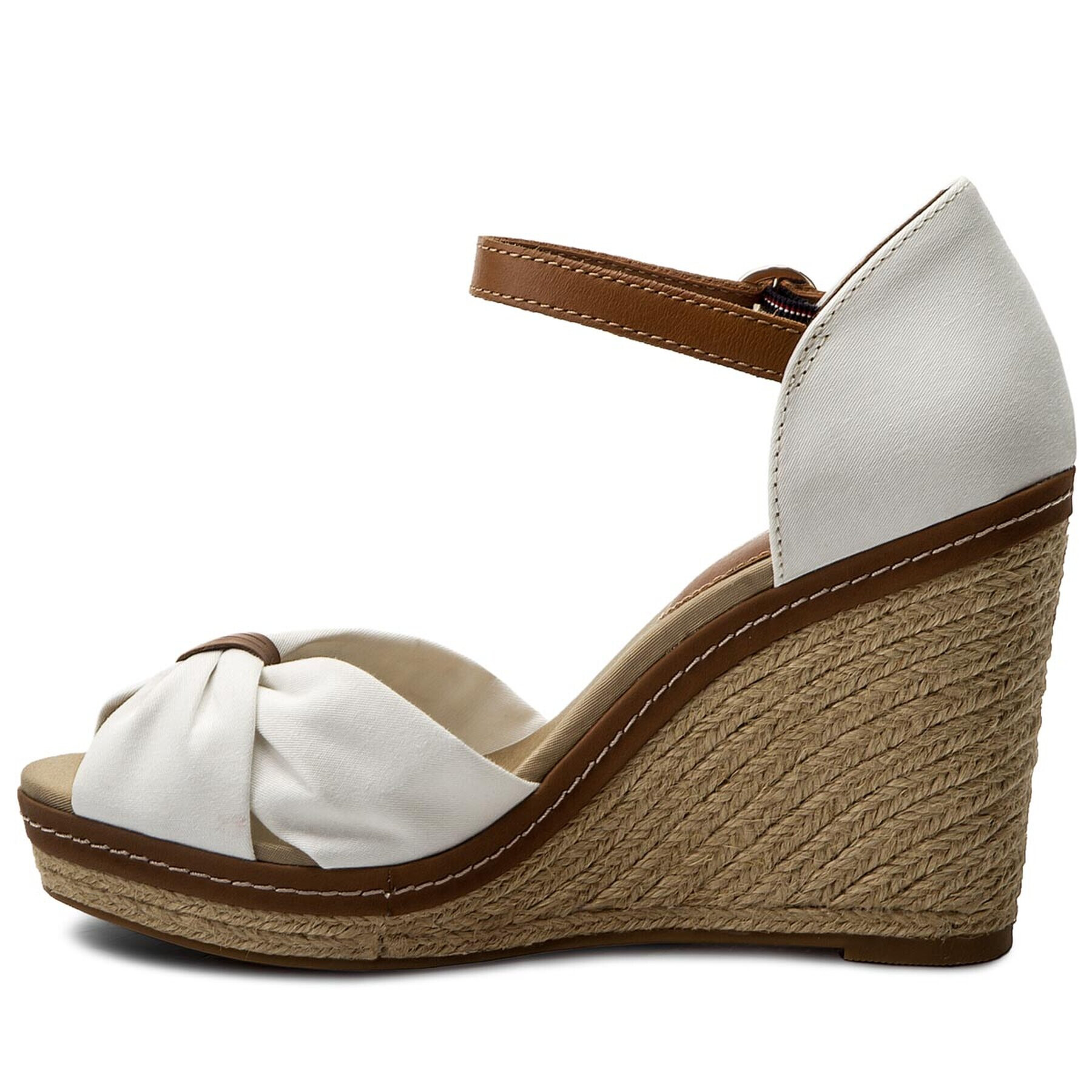 Tommy Hilfiger Еспадрили Iconic Elena Sandal FW0FW00905 Бял - Pepit.bg