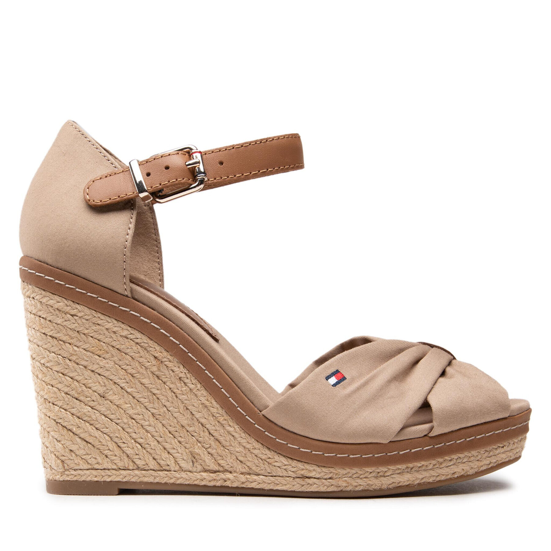 Tommy Hilfiger Еспадрили Iconic Elena Sandal FW0FW00905 Кафяв - Pepit.bg