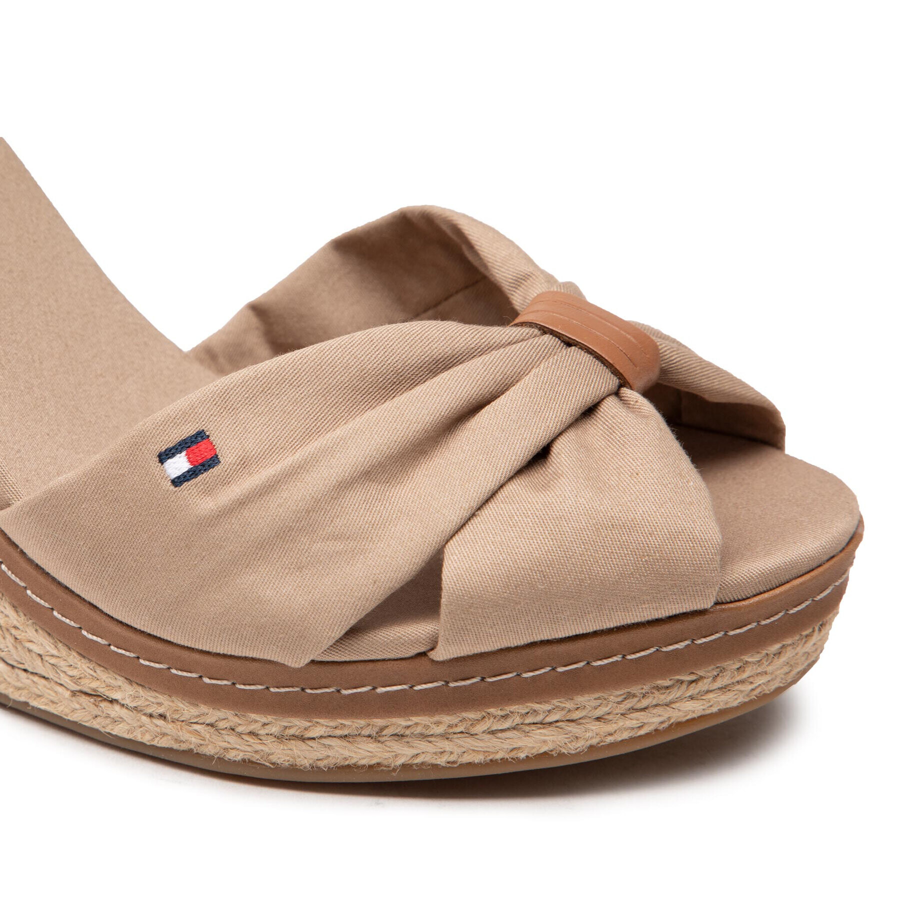 Tommy Hilfiger Еспадрили Iconic Elena Sandal FW0FW00905 Кафяв - Pepit.bg