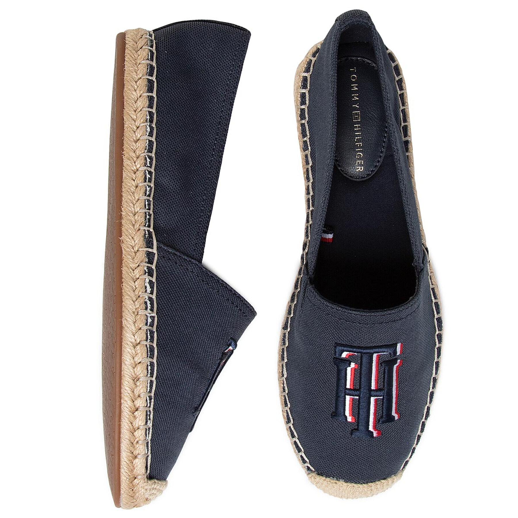 Tommy Hilfiger Еспадрили Nautical Th Basic Espadrille FW0FW04750 Тъмносин - Pepit.bg