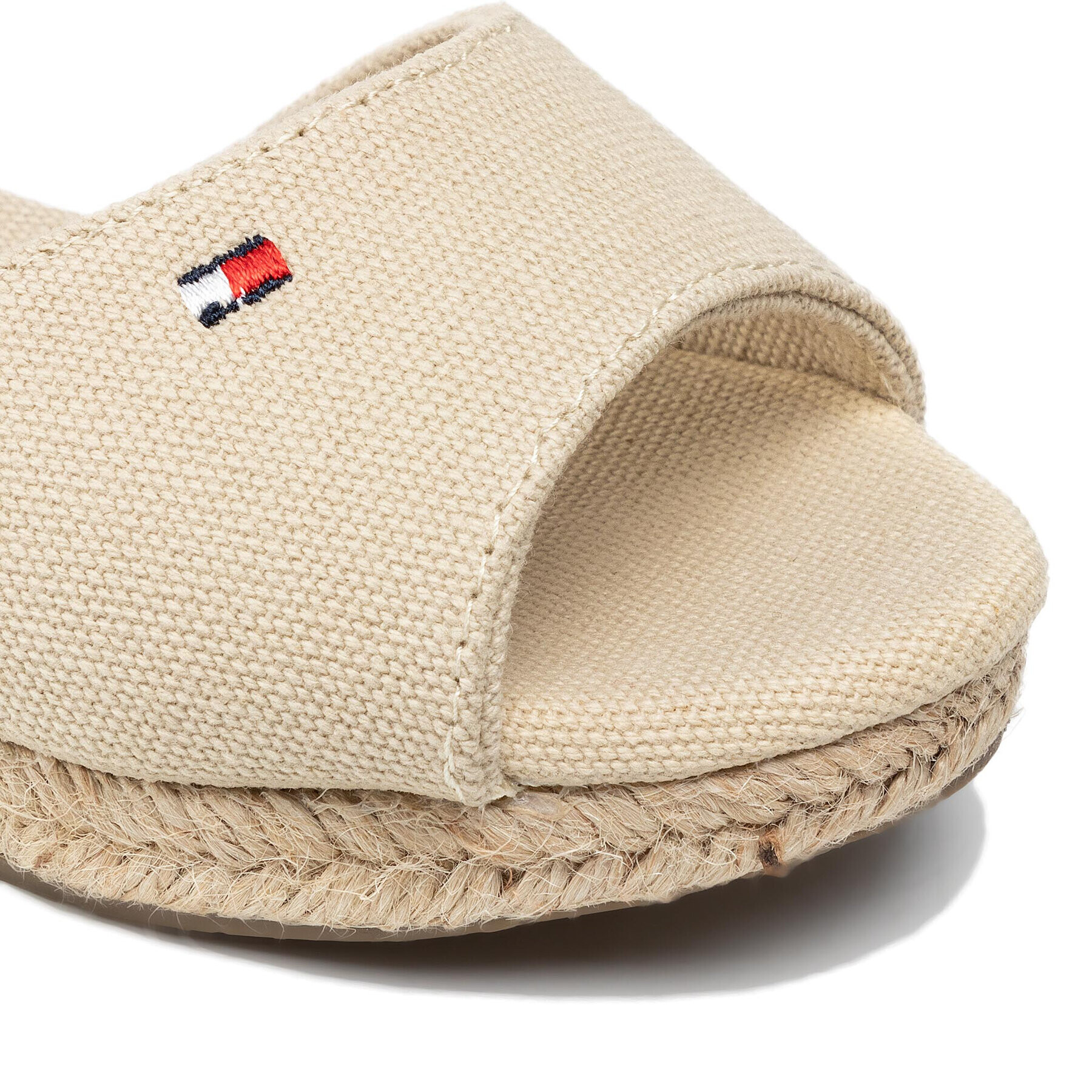 Tommy Hilfiger Еспадрили Rope Wedge Sandal T3A7-32185-0048 M Бежов - Pepit.bg