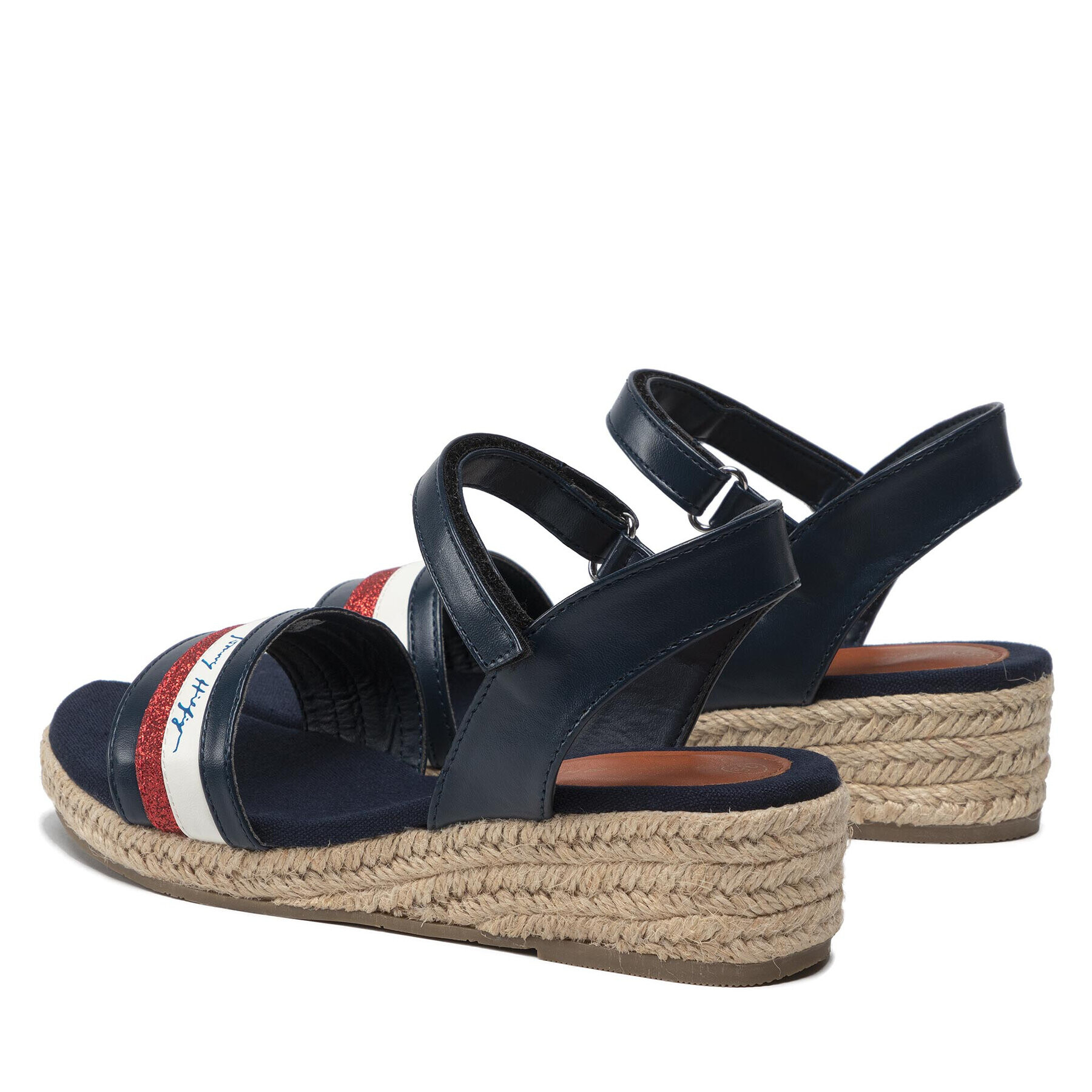 Tommy Hilfiger Еспадрили Rope Wedge Sandal T3A7-32188-1379 M Тъмносин - Pepit.bg