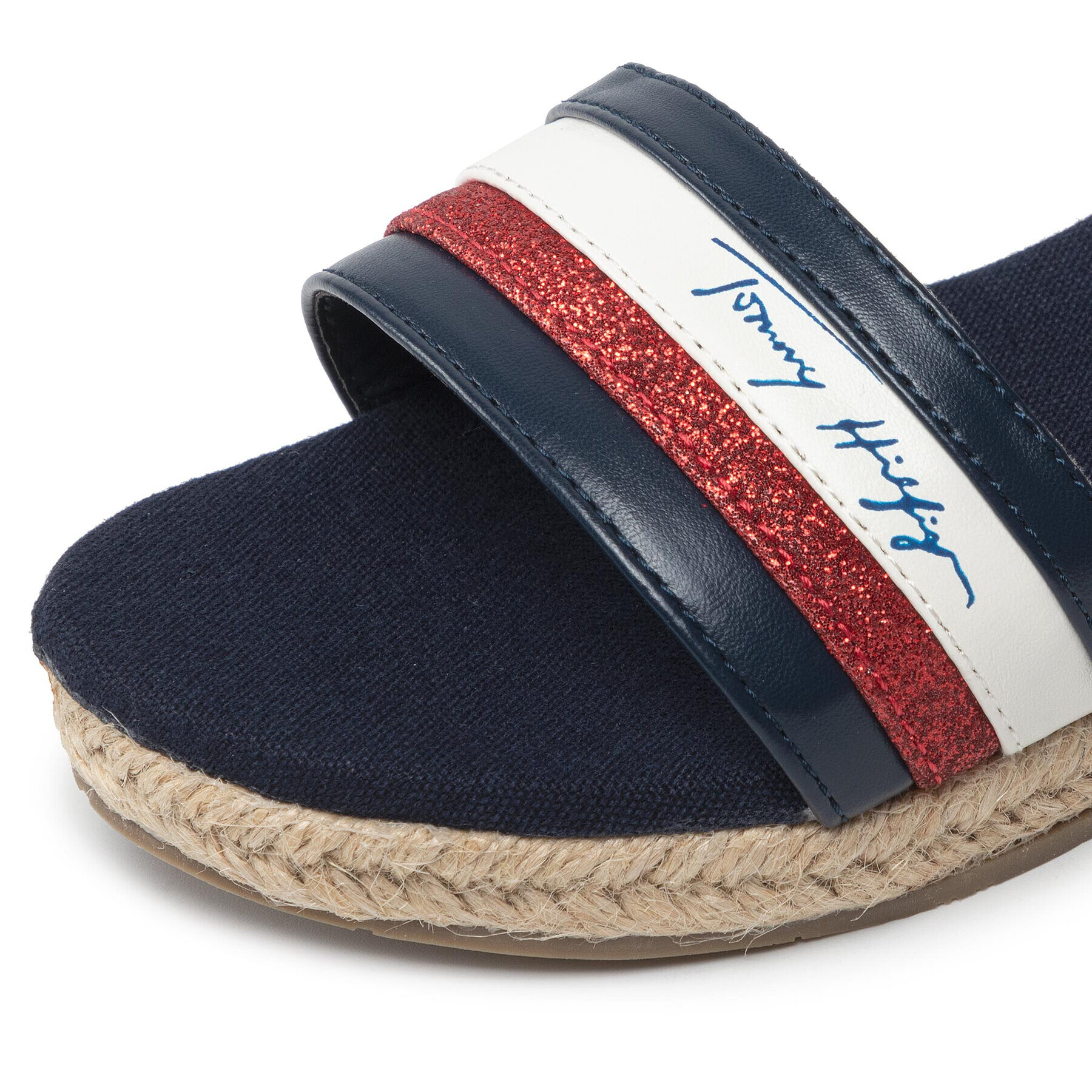 Tommy Hilfiger Еспадрили Rope Wedge Sandal T3A7-32188-1379 M Тъмносин - Pepit.bg