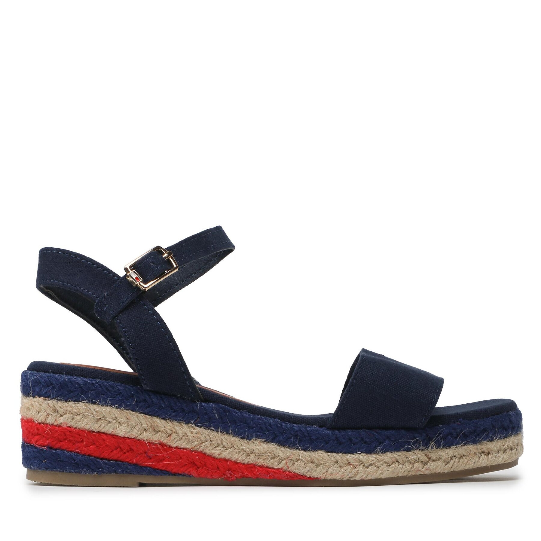 Tommy Hilfiger Еспадрили Rope Wedge T3A7-32778-0048800 M Тъмносин - Pepit.bg