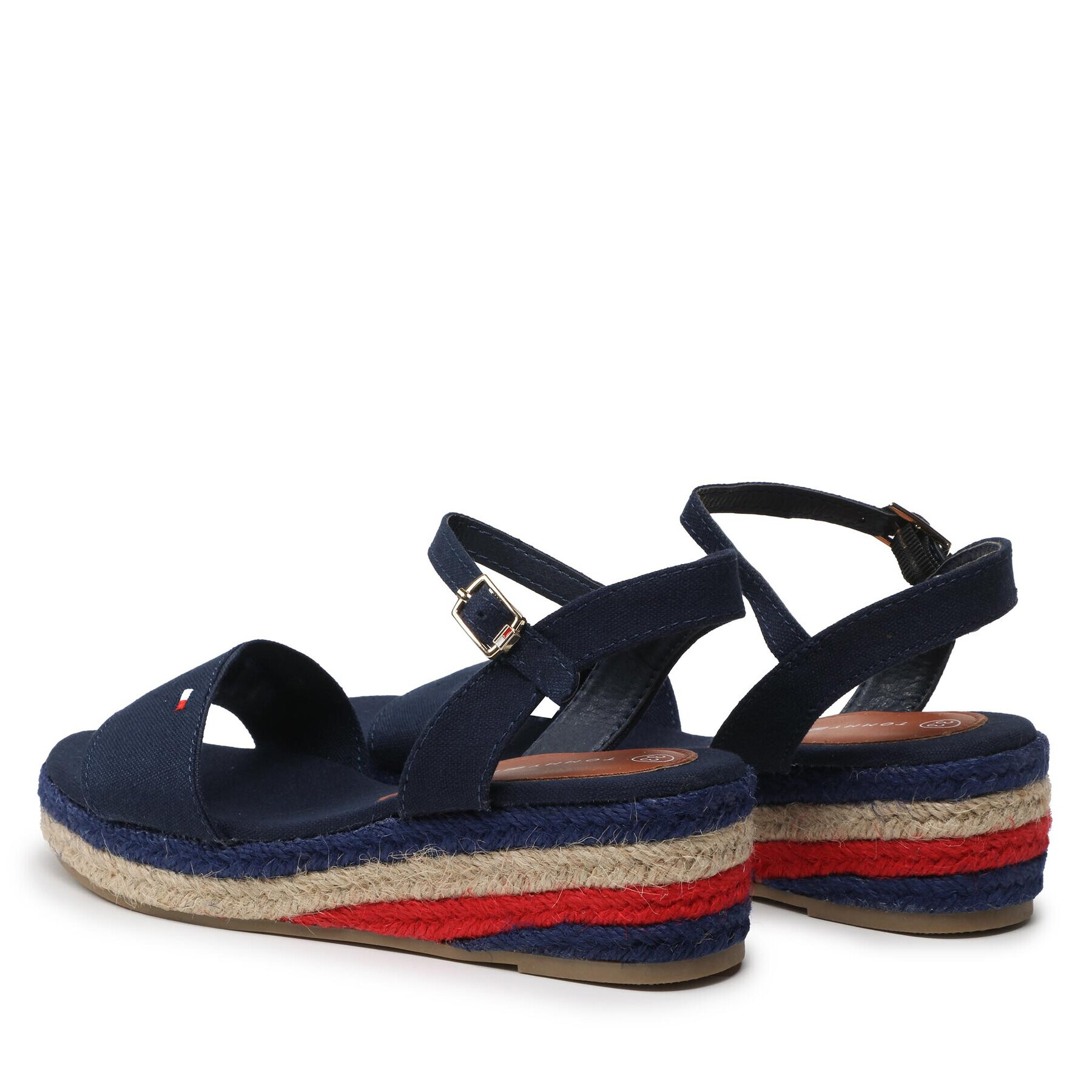 Tommy Hilfiger Еспадрили Rope Wedge T3A7-32778-0048800 M Тъмносин - Pepit.bg