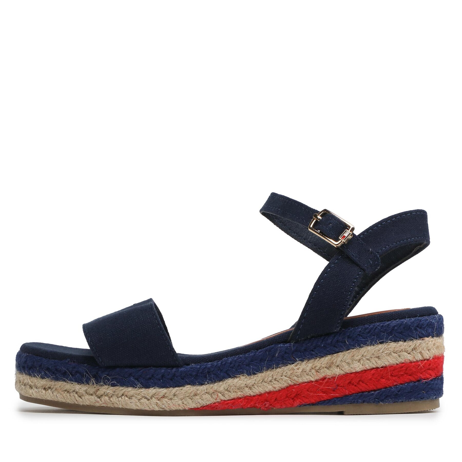 Tommy Hilfiger Еспадрили Rope Wedge T3A7-32778-0048800 M Тъмносин - Pepit.bg