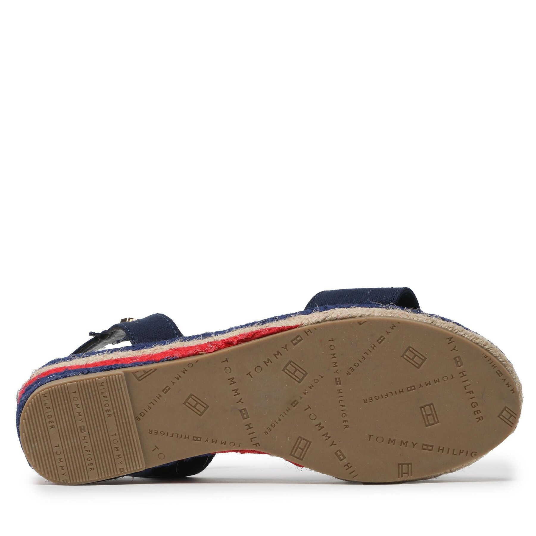 Tommy Hilfiger Еспадрили Rope Wedge T3A7-32778-0048800 S Тъмносин - Pepit.bg