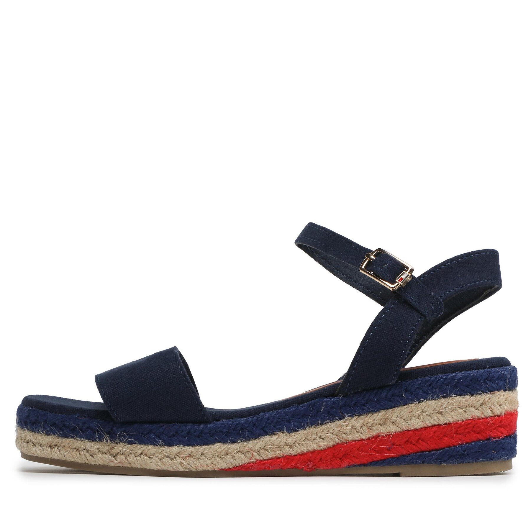 Tommy Hilfiger Еспадрили Rope Wedge T3A7-32778-0048800 S Тъмносин - Pepit.bg