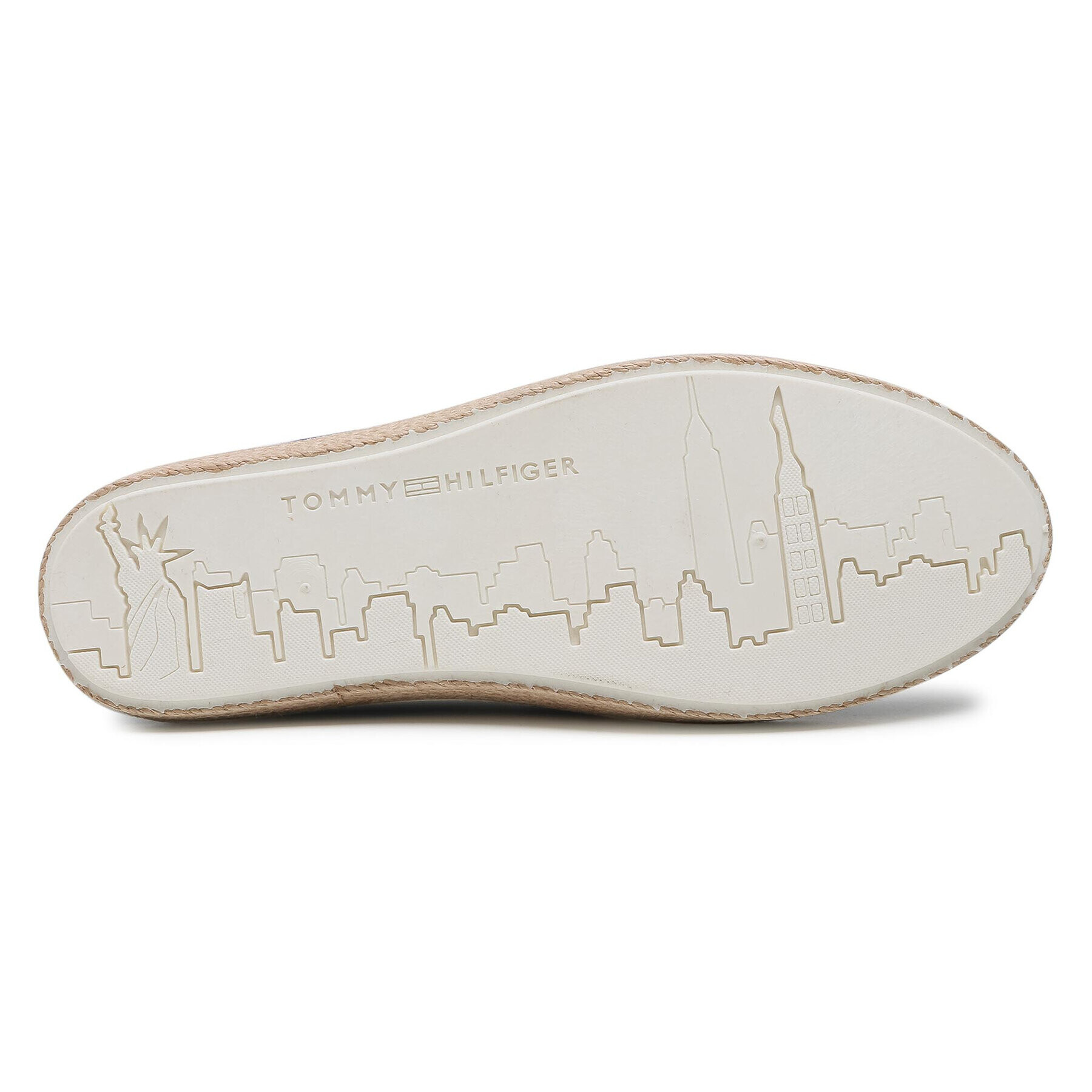 Tommy Hilfiger Еспадрили Spring Rwb Chambray Slip On FM0FM03483 Син - Pepit.bg