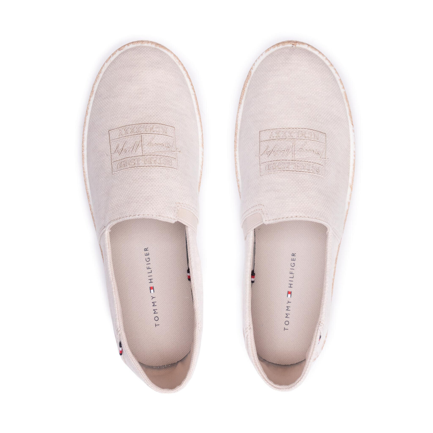 Tommy Hilfiger Еспадрили Sustainable Plant Dye Espadrille FM0FM03645 Бежов - Pepit.bg