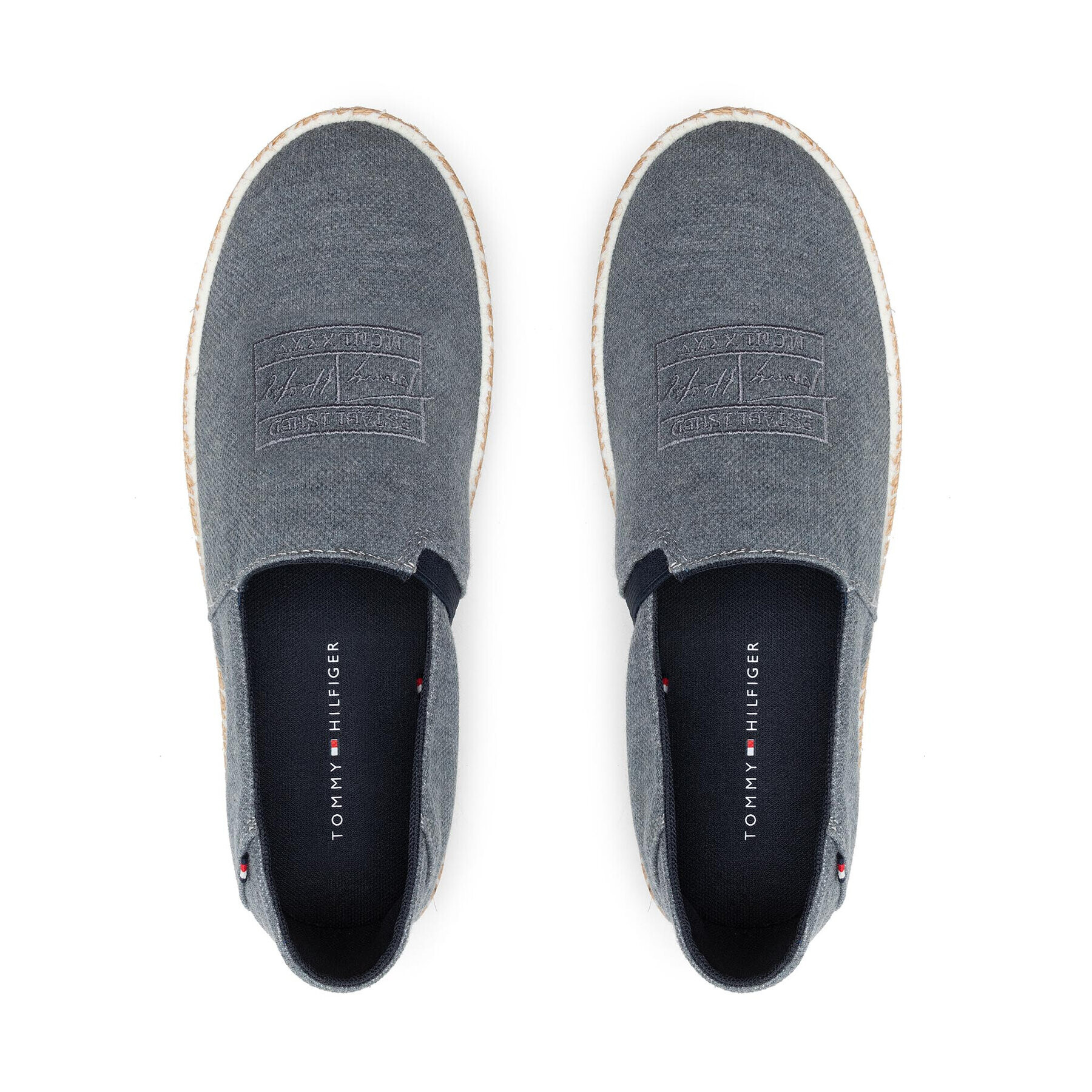 Tommy Hilfiger Еспадрили Sustainable Plant Dye Espadrille FM0FM03645 Тъмносин - Pepit.bg