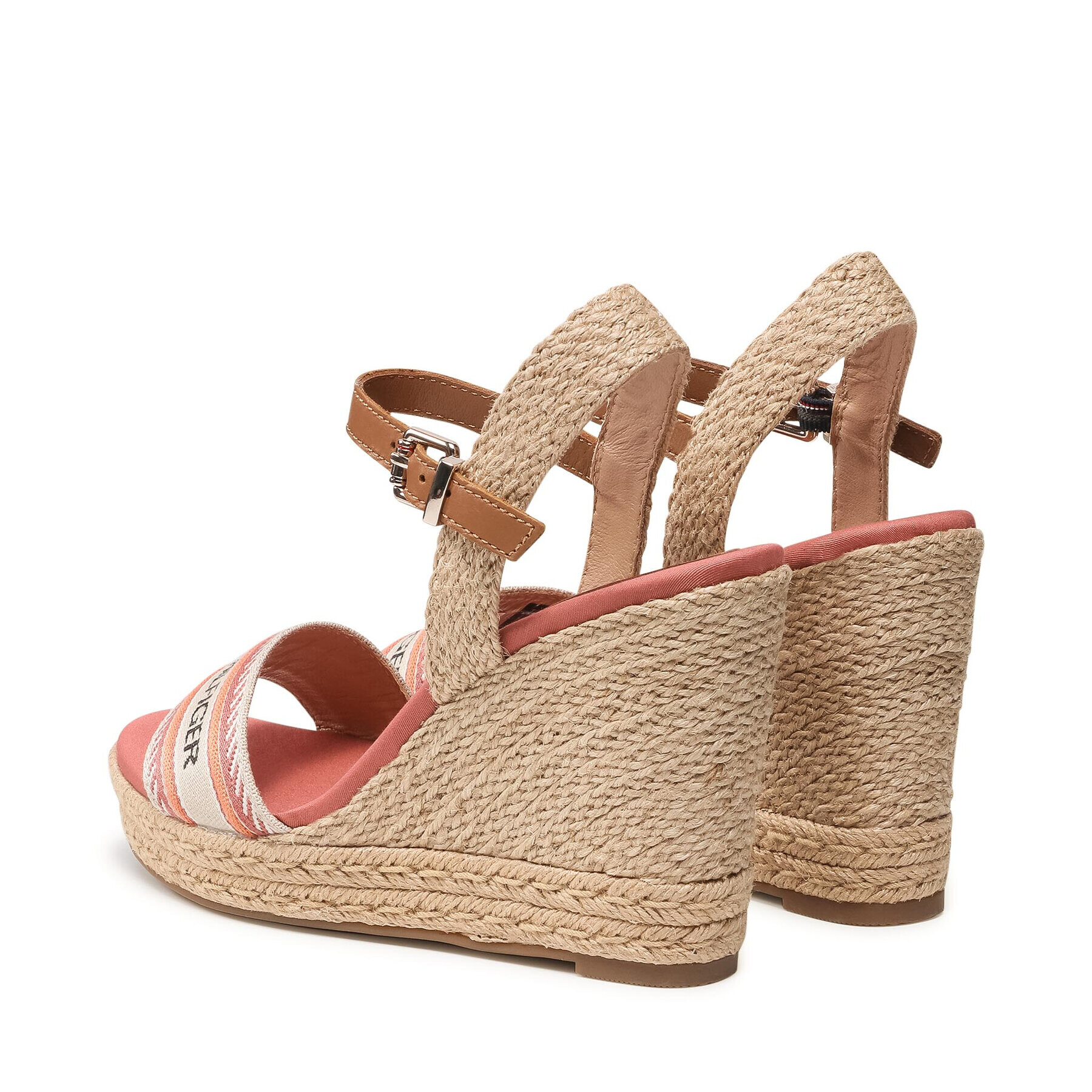 Tommy Hilfiger Еспадрили Th Artisanal High Wedge Sandal FW0FW05777 Цветен - Pepit.bg