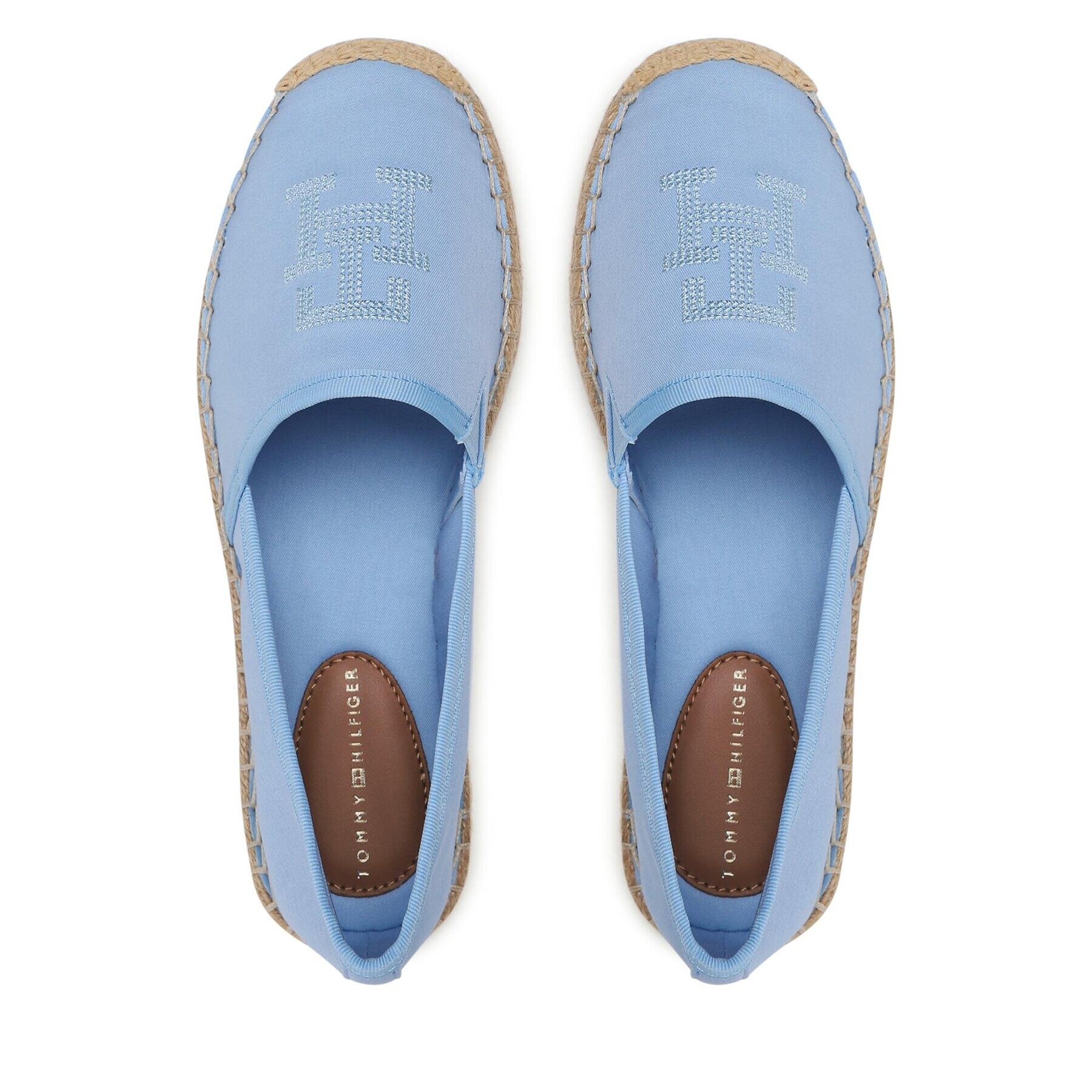 Tommy Hilfiger Еспадрили Th Embroidered Espadrille FW0FW07101 Син - Pepit.bg
