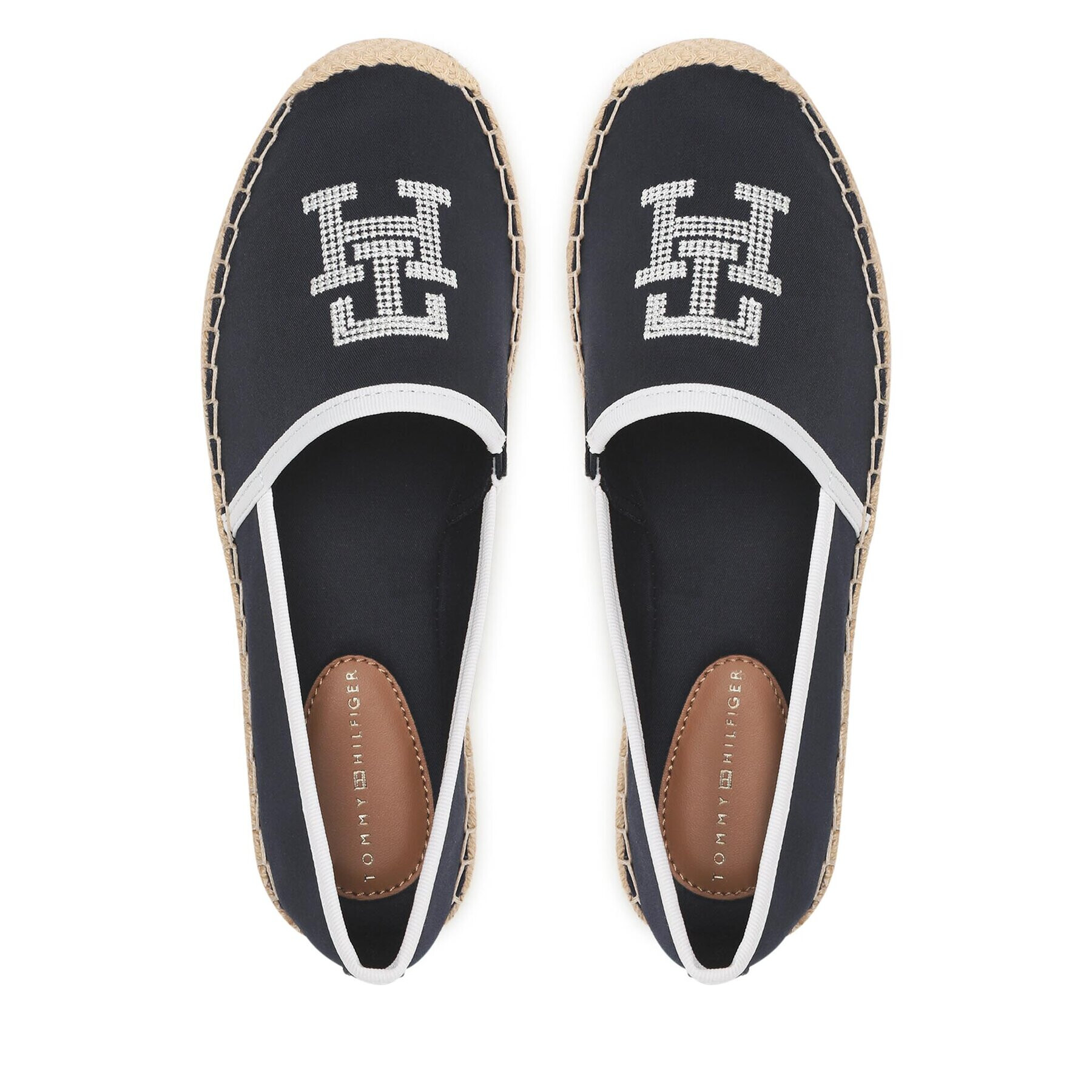 Tommy Hilfiger Еспадрили Th Embroidered Espadrille FW0FW07101 Тъмносин - Pepit.bg