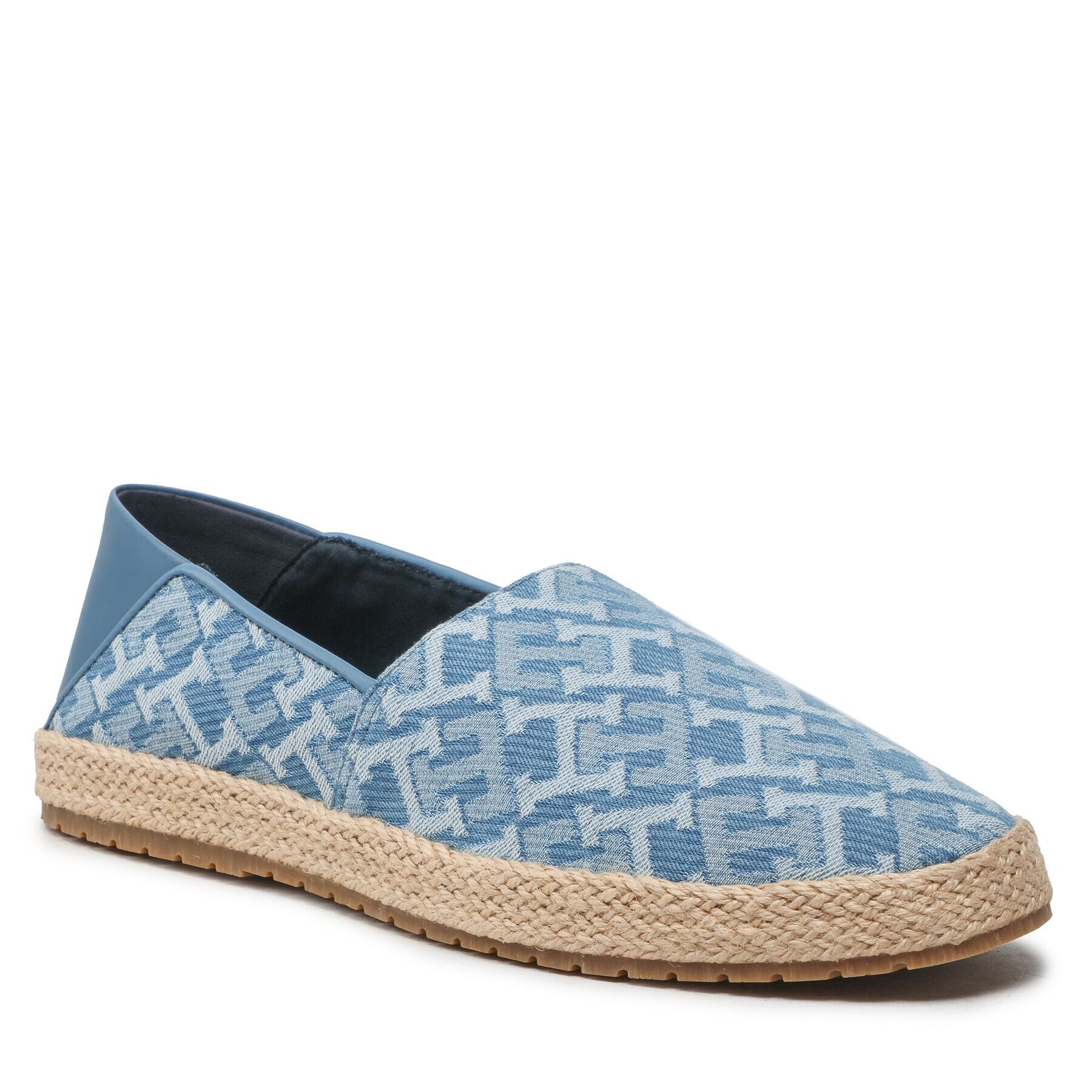 Tommy Hilfiger Еспадрили Th Espadrille Classic Monogram FM0FM04530 Син - Pepit.bg