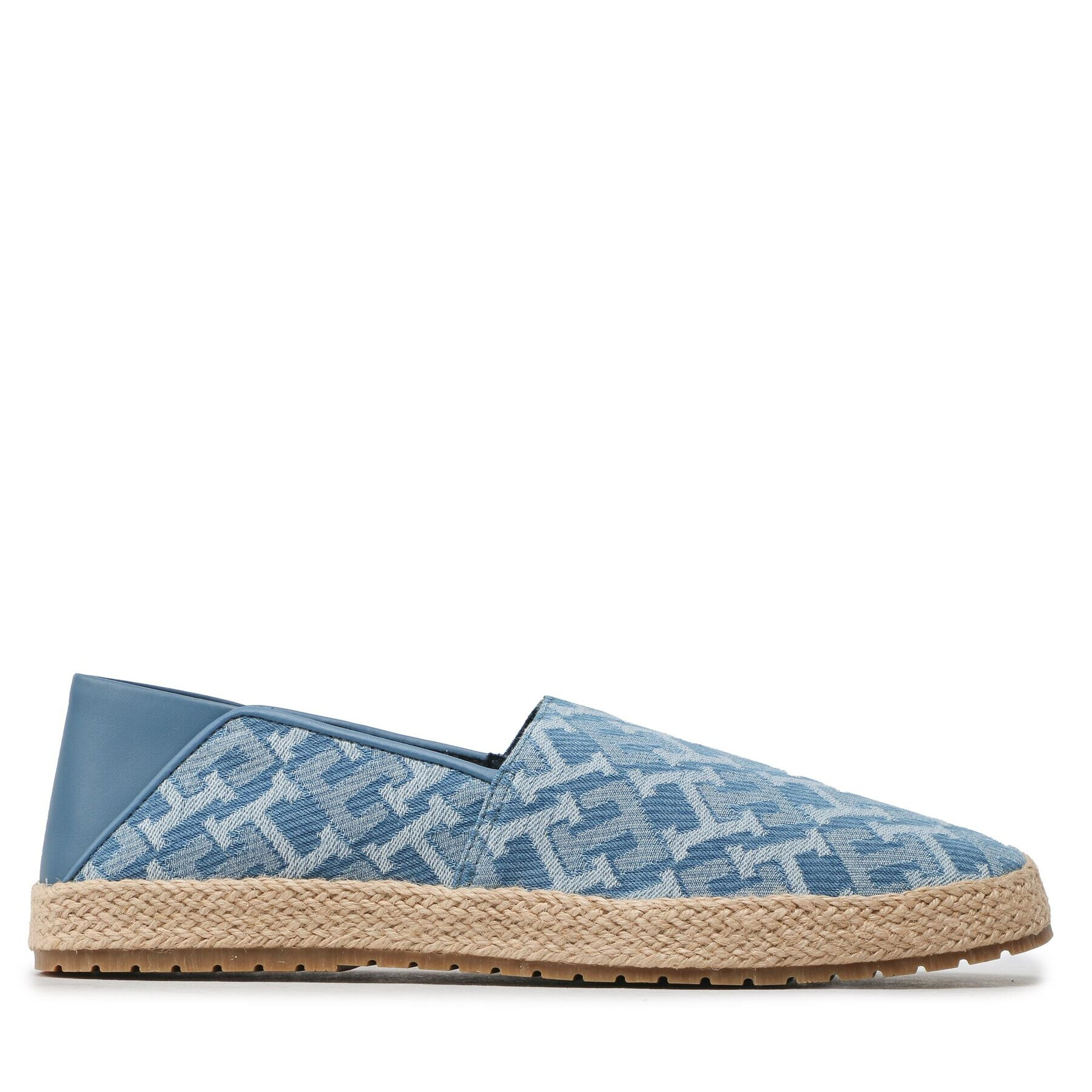 Tommy Hilfiger Еспадрили Th Espadrille Classic Monogram FM0FM04530 Син - Pepit.bg