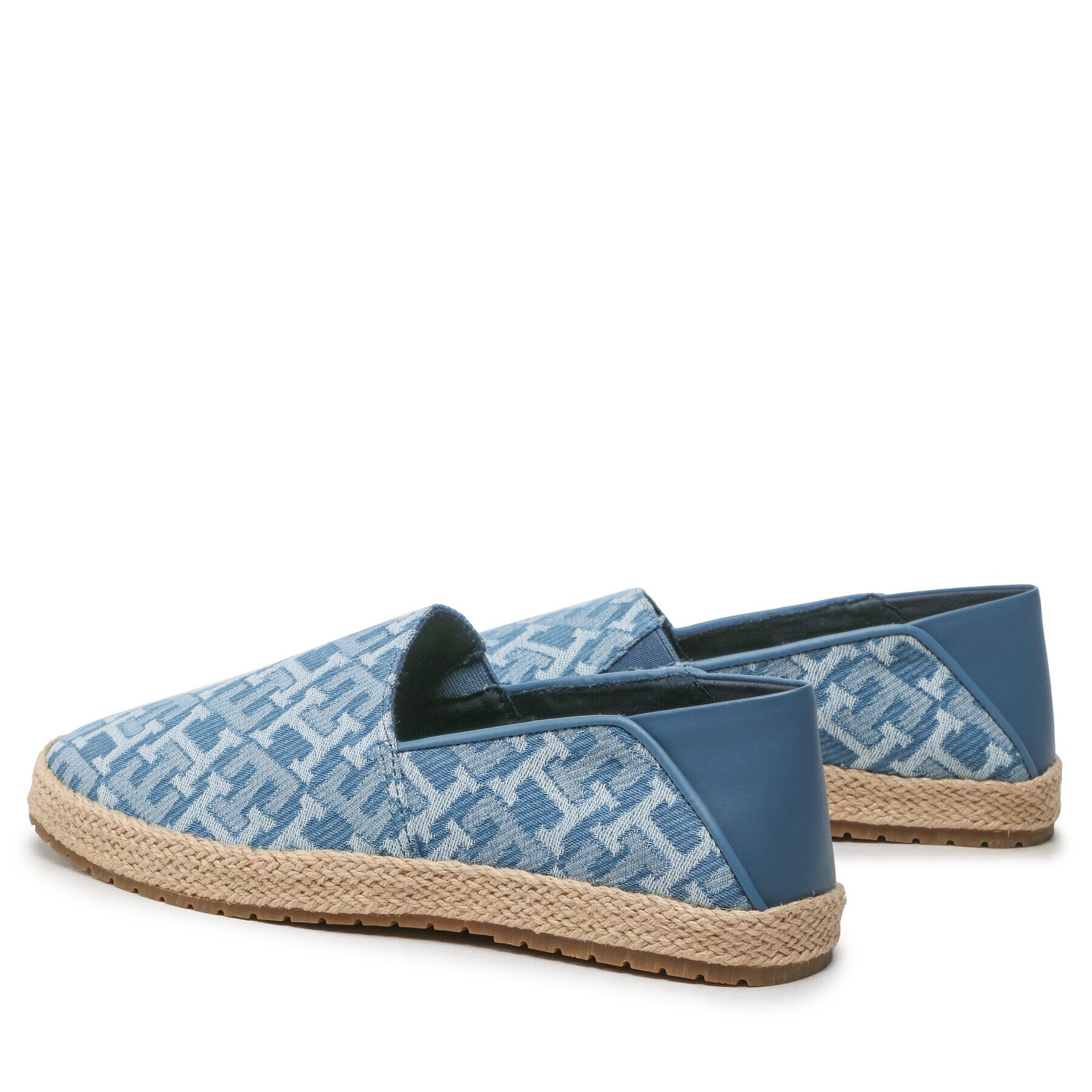 Tommy Hilfiger Еспадрили Th Espadrille Classic Monogram FM0FM04530 Син - Pepit.bg