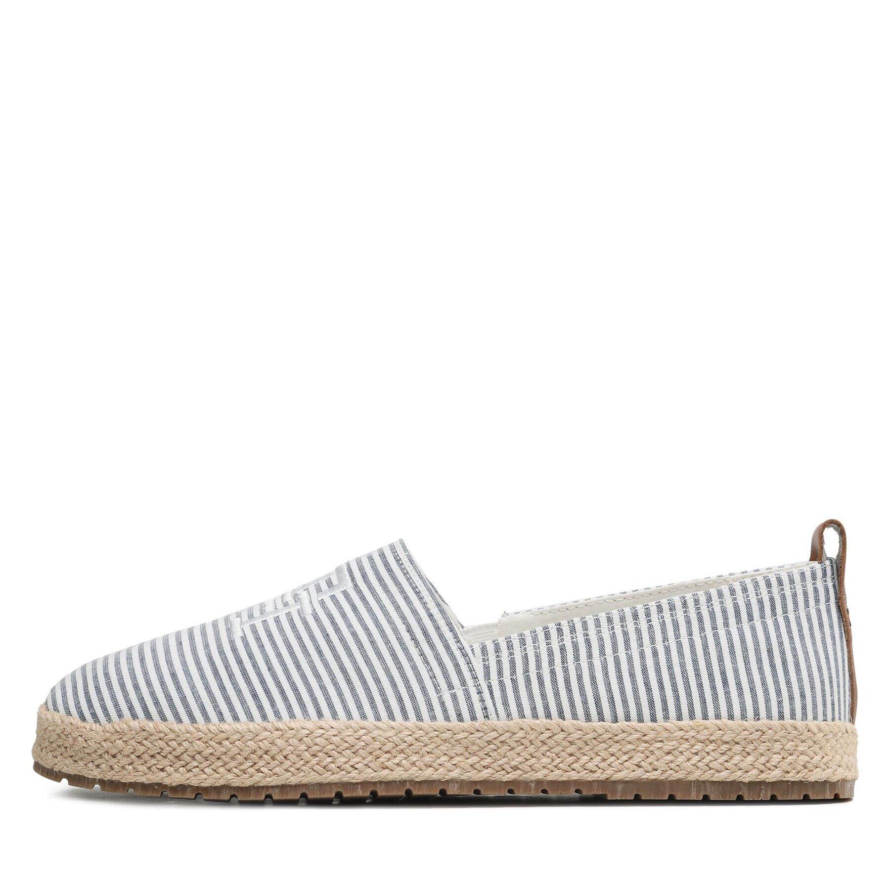 Tommy Hilfiger Еспадрили Th Espadrille Classic Seersucker FM0FM04449 Син - Pepit.bg