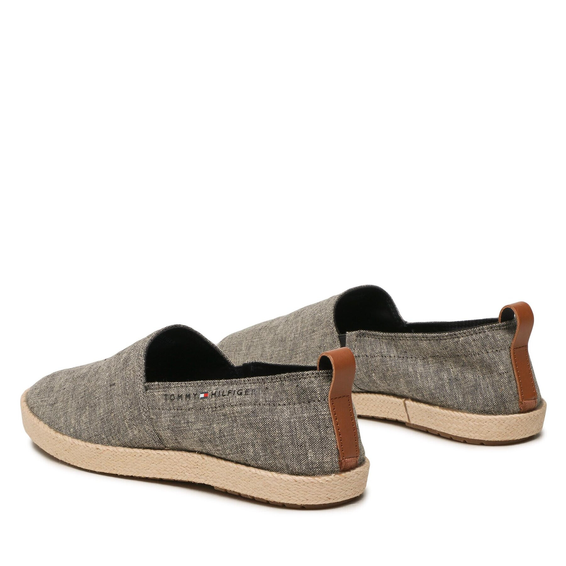 Tommy Hilfiger Еспадрили Th Espadrille Core Chambray FM0FM04451 Черен - Pepit.bg