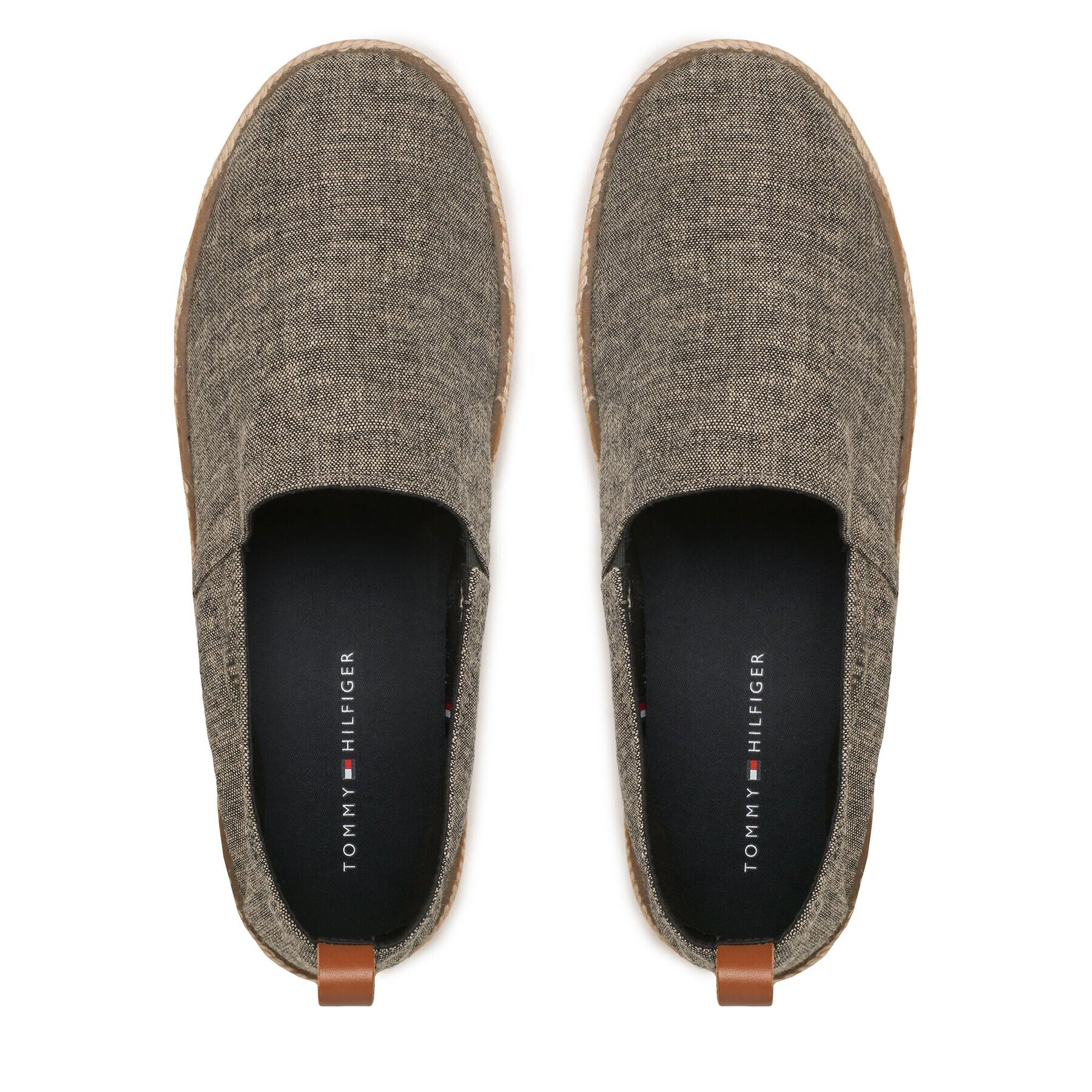 Tommy Hilfiger Еспадрили Th Espadrille Core Chambray FM0FM04451 Черен - Pepit.bg