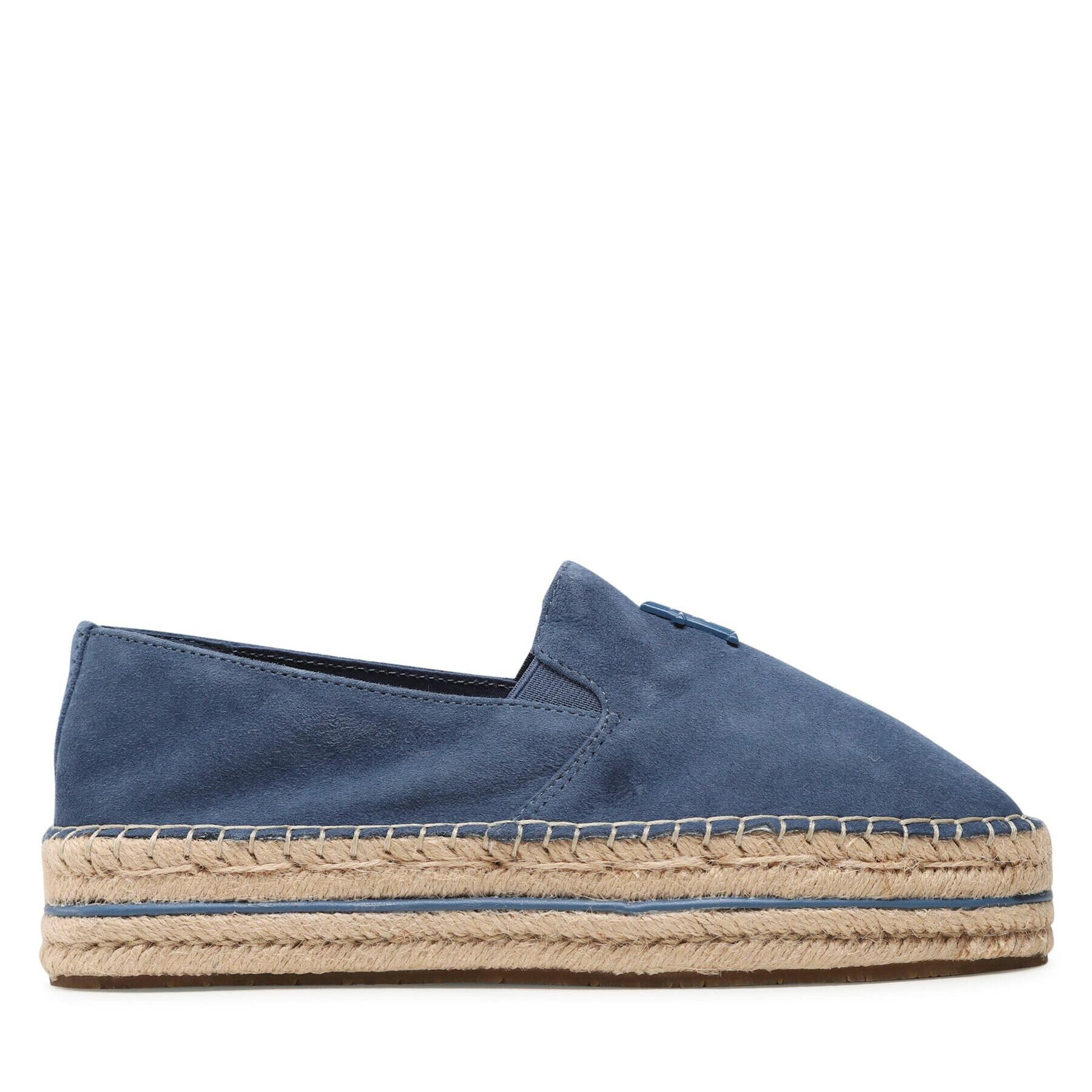 Tommy Hilfiger Еспадрили Th Suede Flatform Espadrille FW0FW07069 Син - Pepit.bg