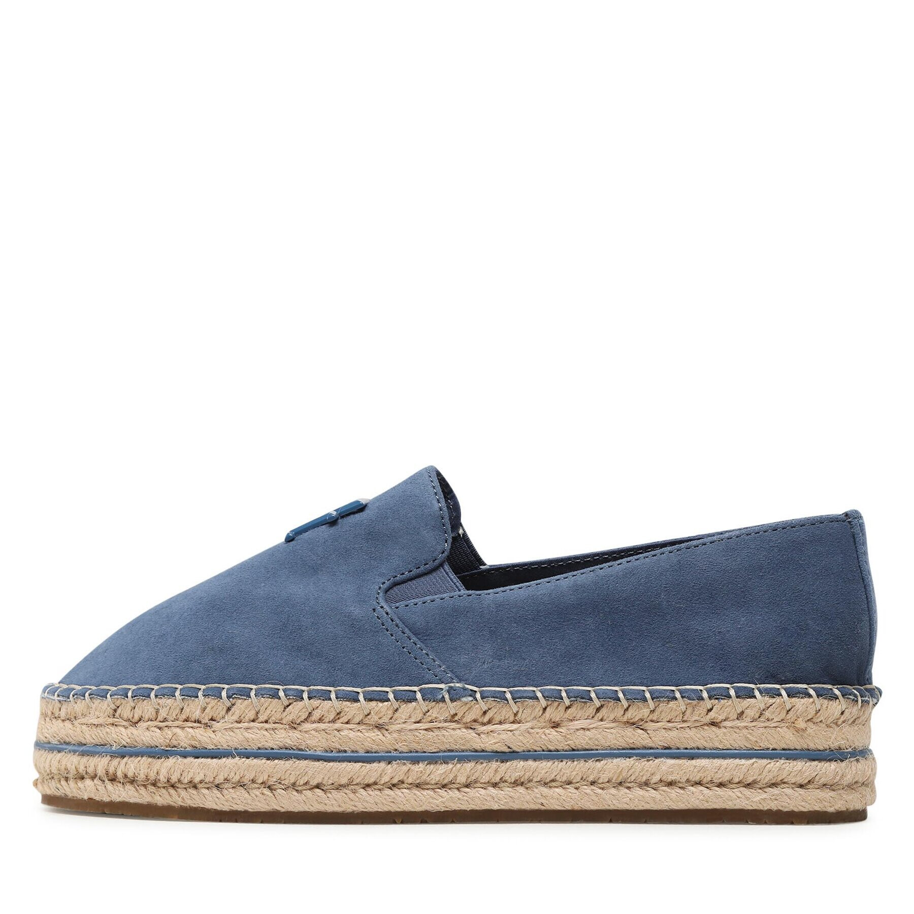 Tommy Hilfiger Еспадрили Th Suede Flatform Espadrille FW0FW07069 Син - Pepit.bg