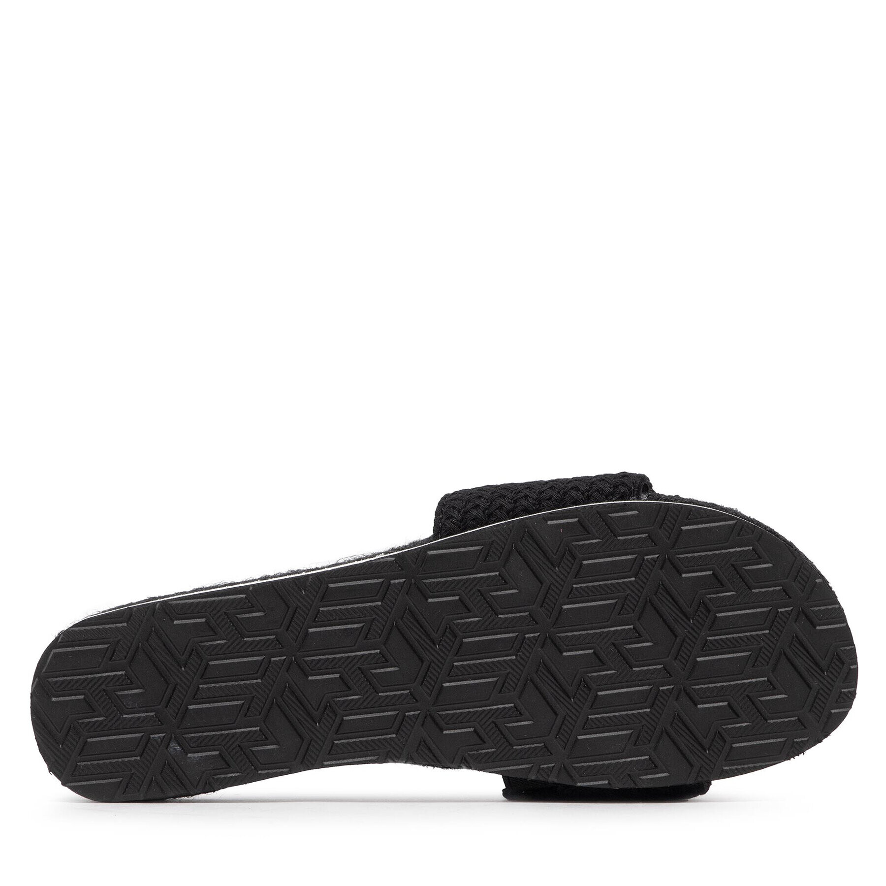 Tommy Hilfiger Еспадрили Th Textured Flat Sandal FW0FW06438 Черен - Pepit.bg