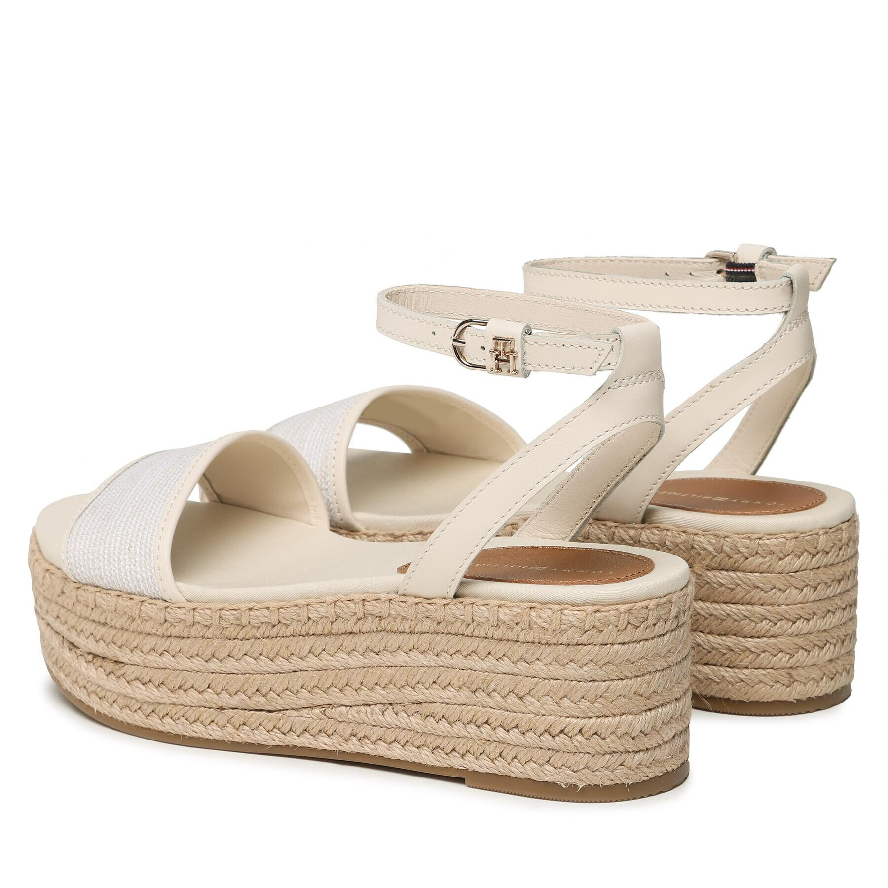 Tommy Hilfiger Еспадрили Th Woven Platform Sandal FW0FW07345 Бежов - Pepit.bg