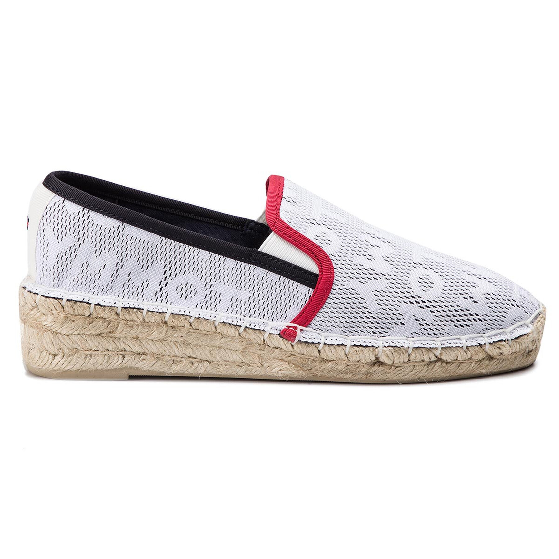 Tommy Hilfiger Еспадрили Tommy Mesh Sporty Espadrille FW0FW03792 Бял - Pepit.bg