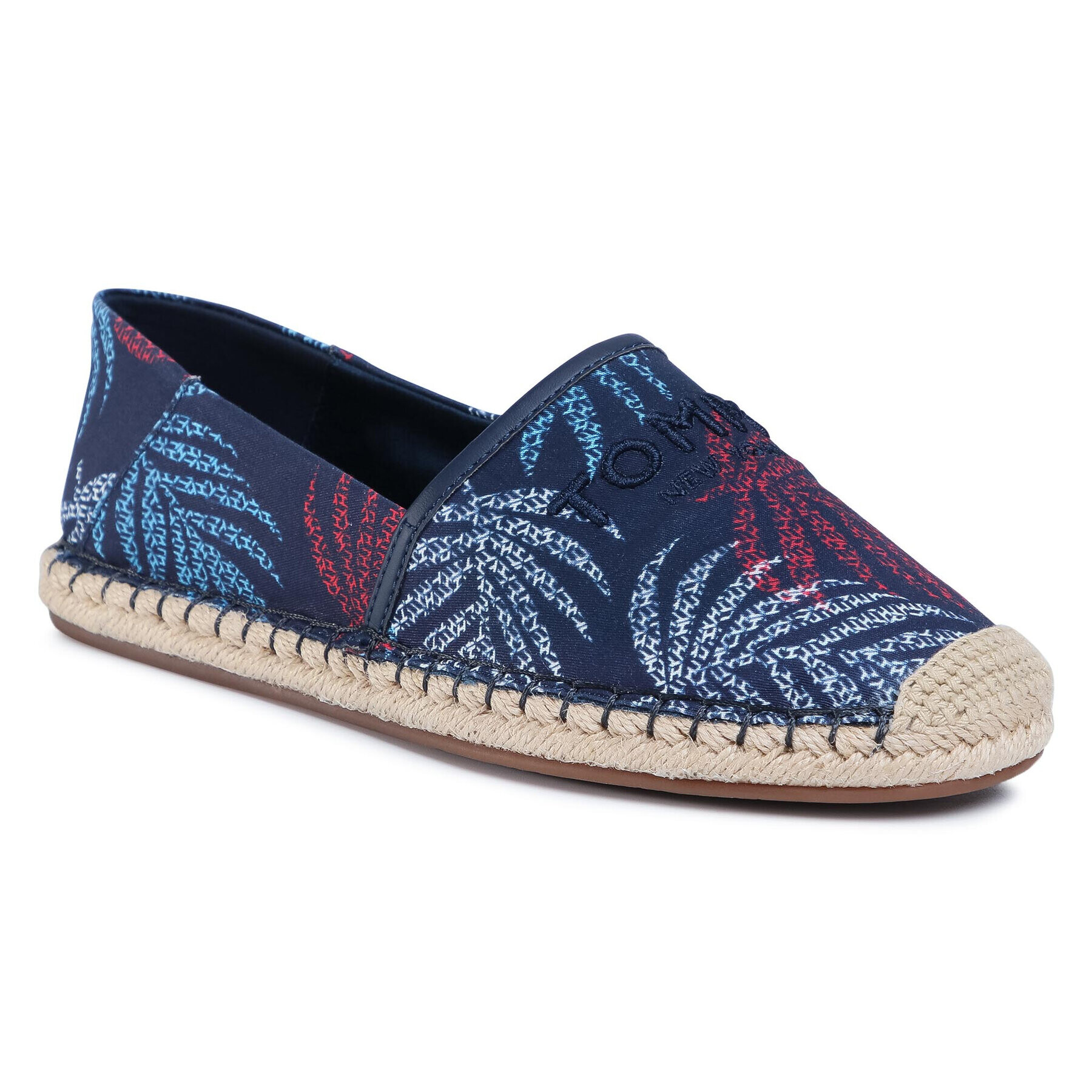 Tommy Hilfiger Еспадрили Tropical Fade Basic Espadrille FW0FW04965 Тъмносин - Pepit.bg