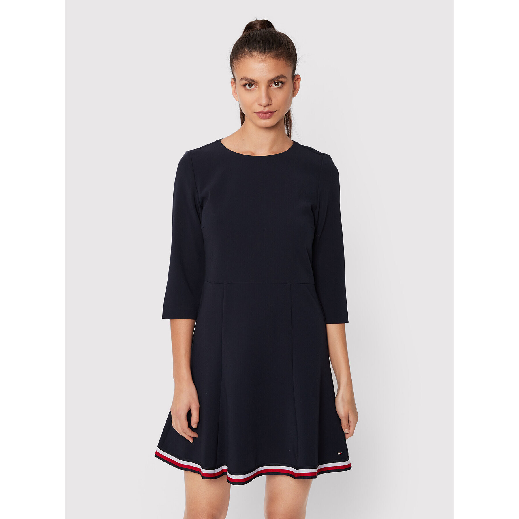 Tommy Hilfiger Ежедневна рокля Angela WW0WW35570 Тъмносин Regular Fit - Pepit.bg