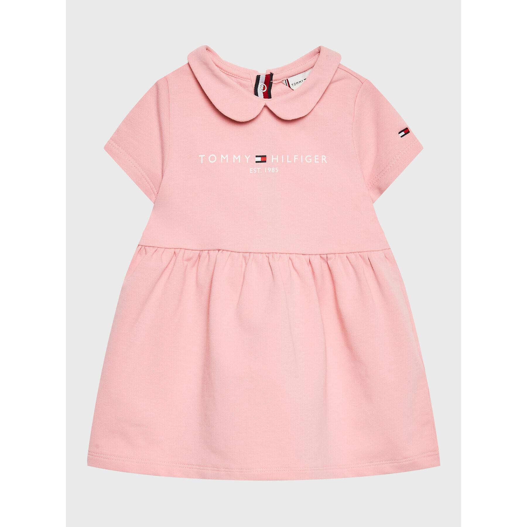 Tommy Hilfiger Ежедневна рокля Baby Essential KN0KN01564 Розов Regular Fit - Pepit.bg