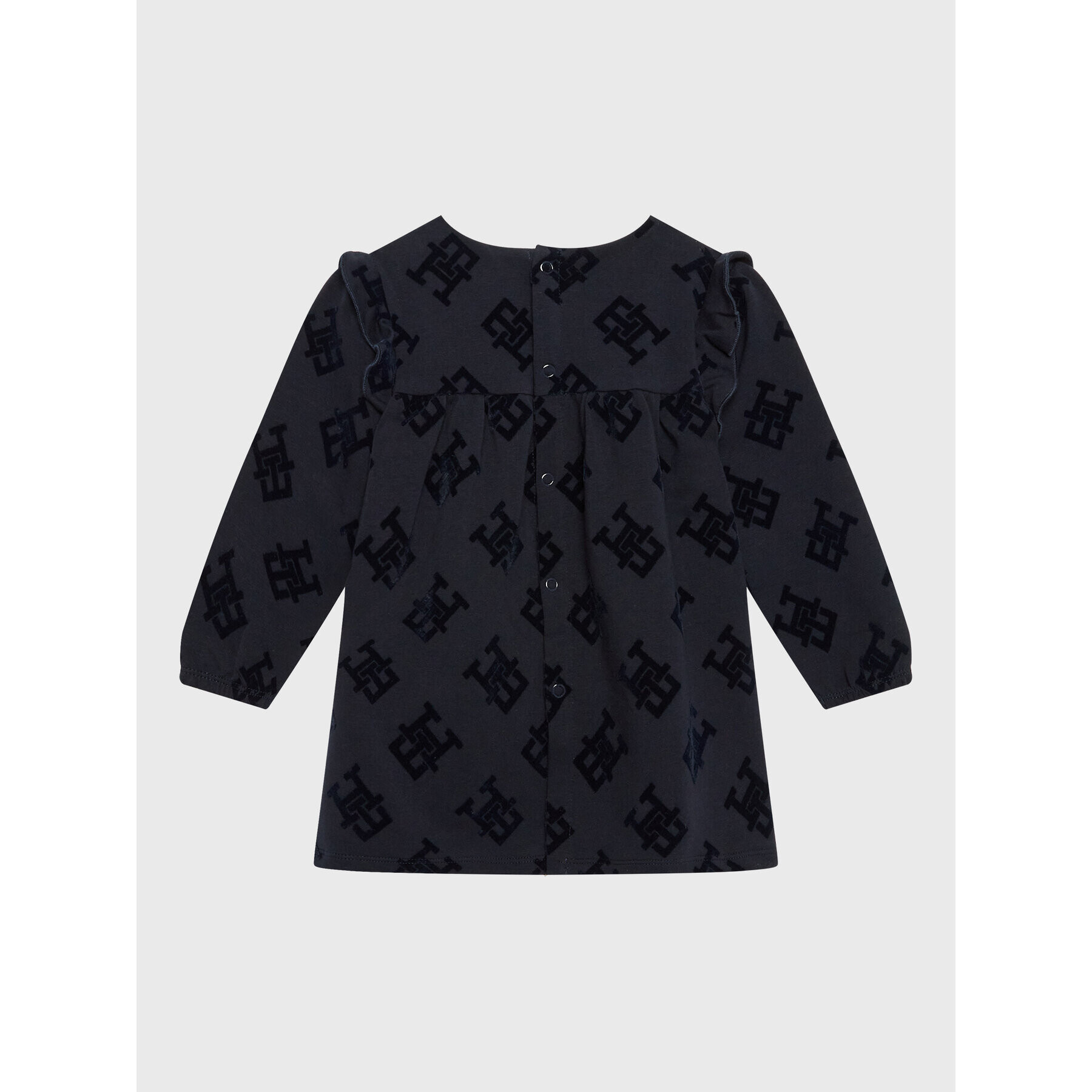 Tommy Hilfiger Ежедневна рокля Baby Monogram KN0KN01568 Тъмносин Regular Fit - Pepit.bg