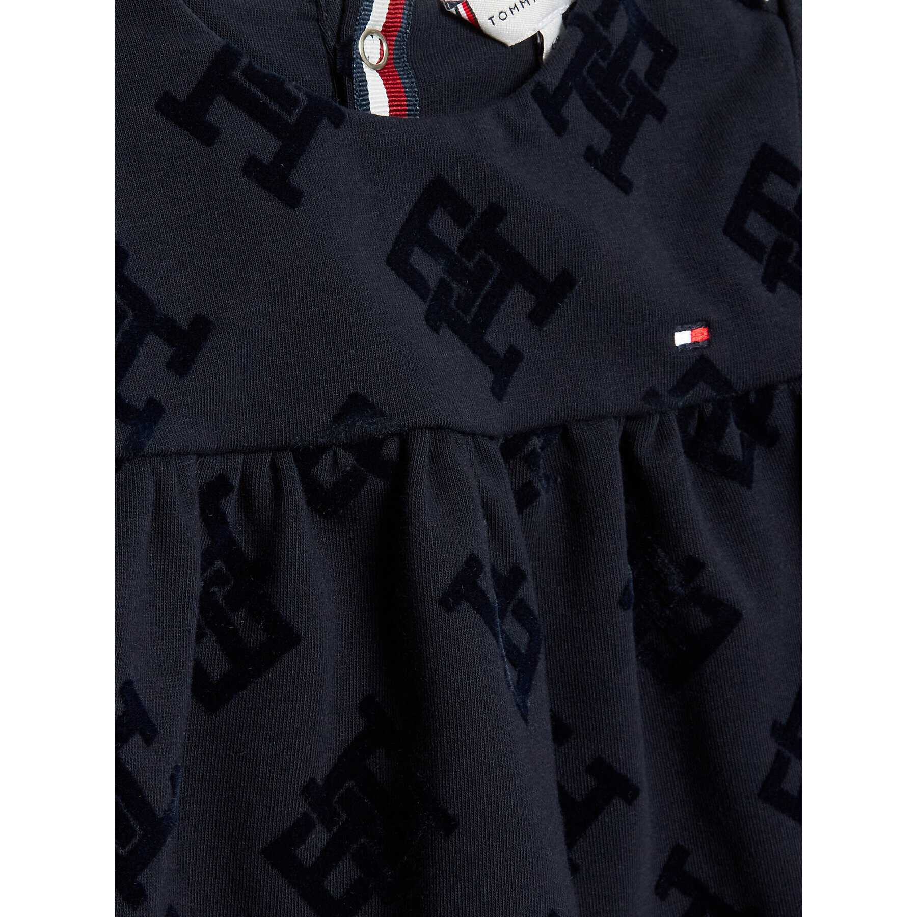 Tommy Hilfiger Ежедневна рокля Baby Monogram KN0KN01568 Тъмносин Regular Fit - Pepit.bg