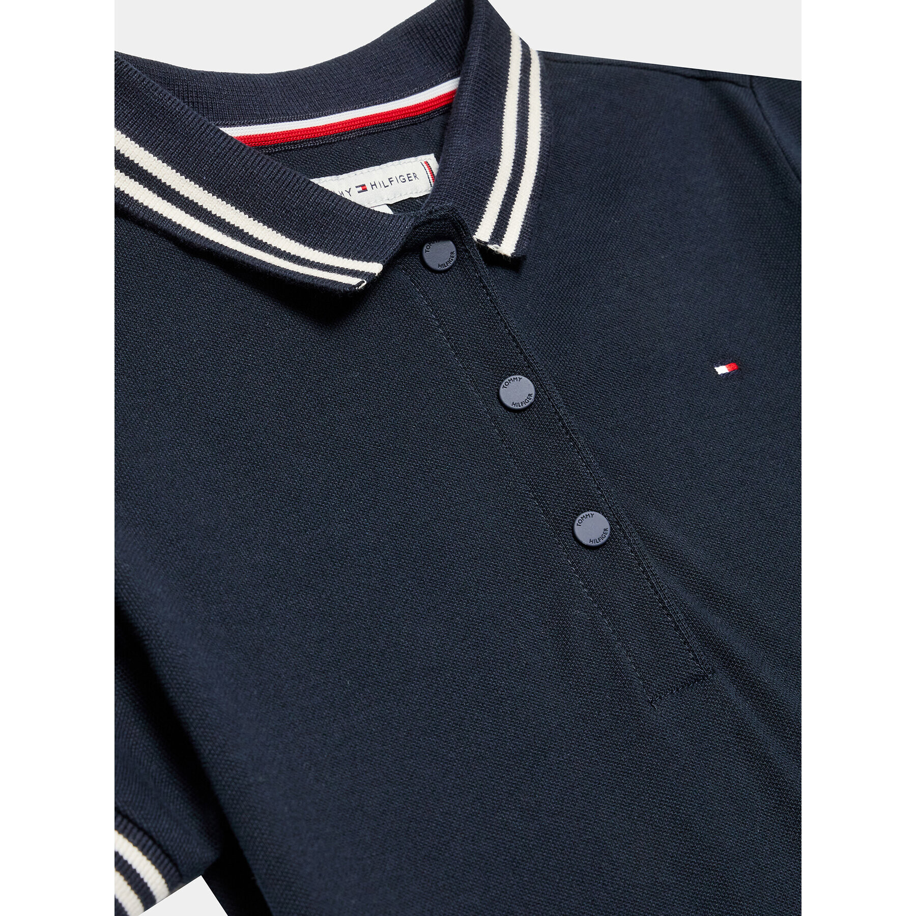 Tommy Hilfiger Ежедневна рокля Essential KG0KG07193 Тъмносин Regular Fit - Pepit.bg