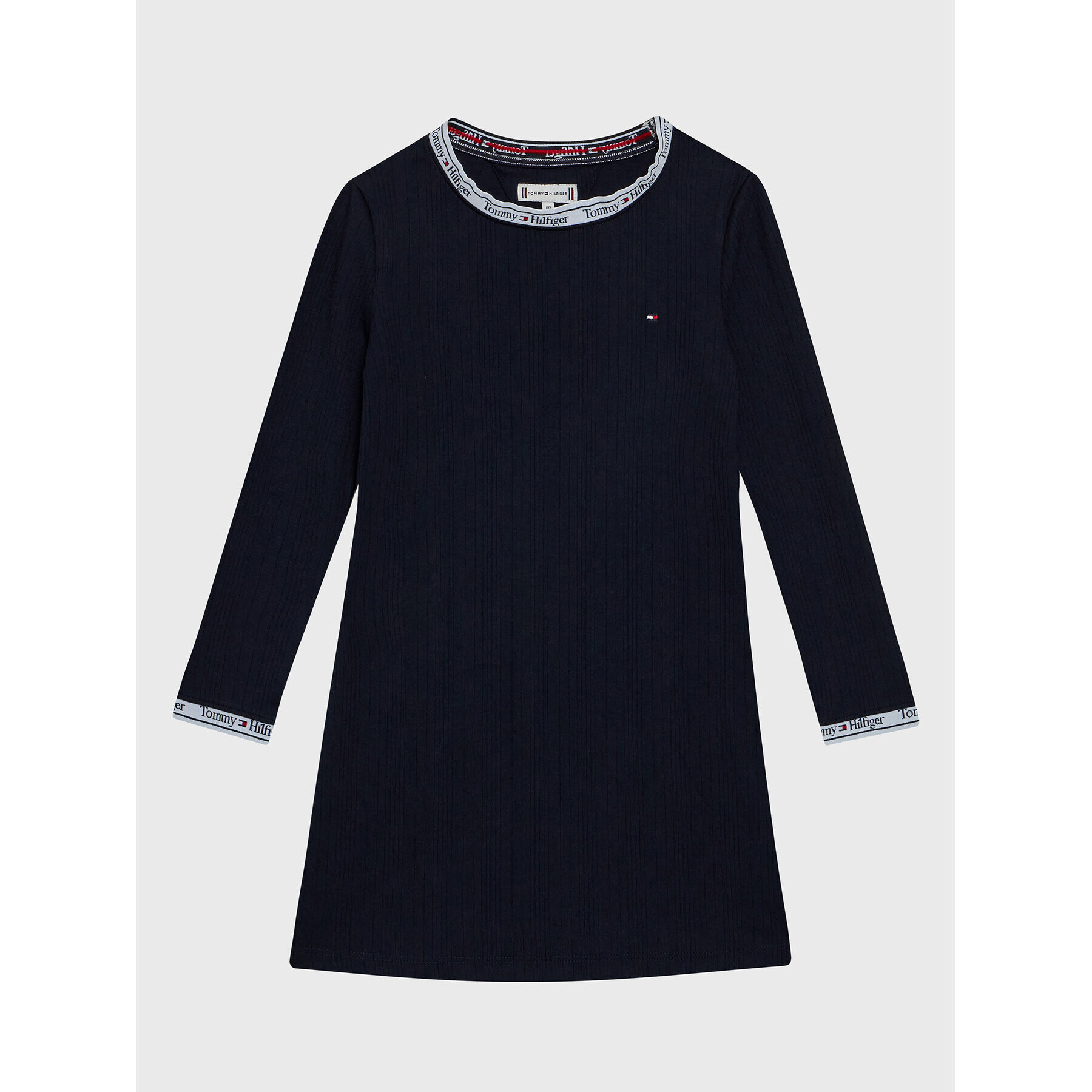 Tommy Hilfiger Ежедневна рокля KG0KG07136 M Тъмносин Regular Fit - Pepit.bg