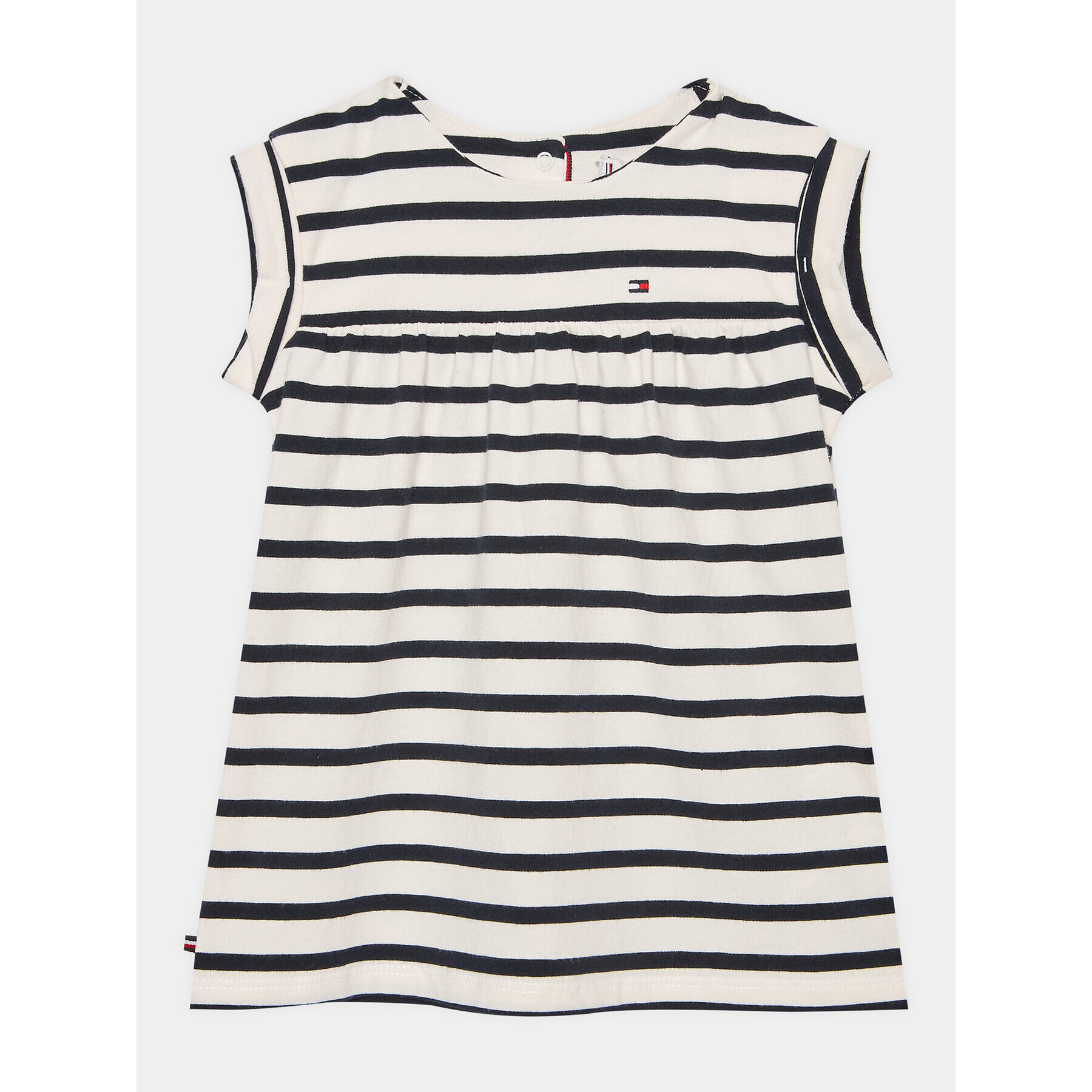 Tommy Hilfiger Ежедневна рокля KN0KN01627 Бял Regular Fit - Pepit.bg