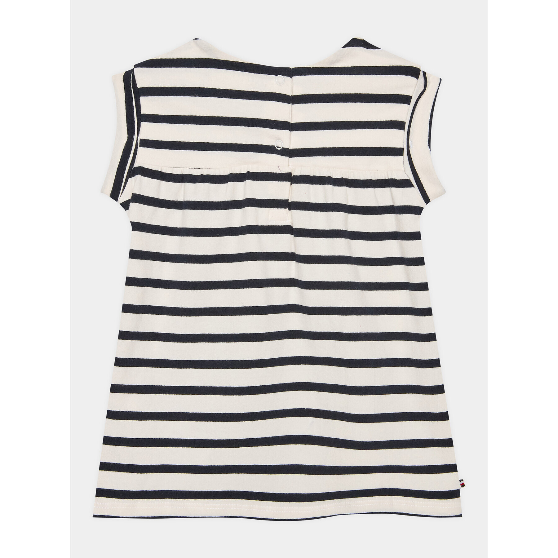 Tommy Hilfiger Ежедневна рокля KN0KN01627 Бял Regular Fit - Pepit.bg