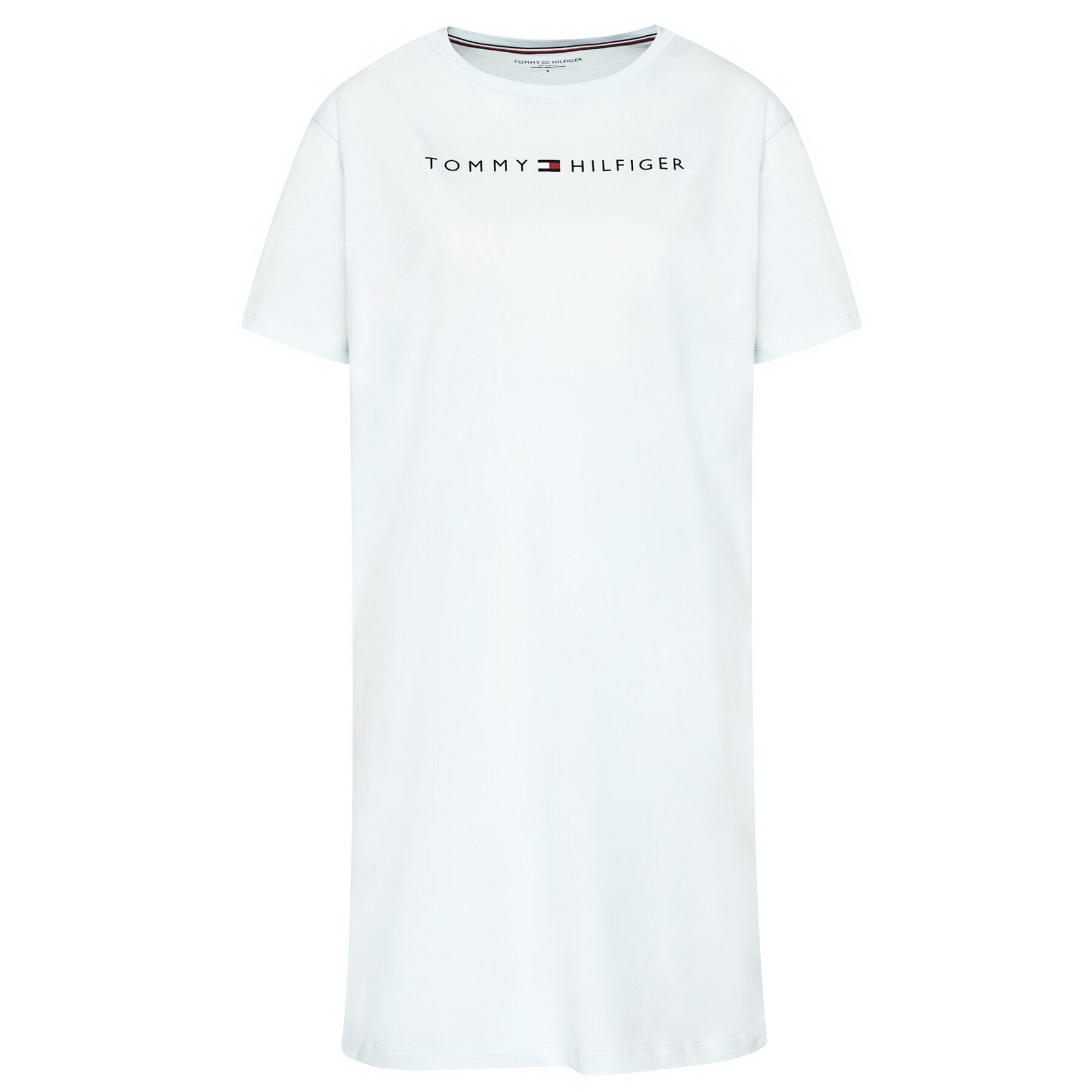 Tommy Hilfiger Ежедневна рокля Rn Half Sleeve UW0UW01639 Син Regular Fit - Pepit.bg