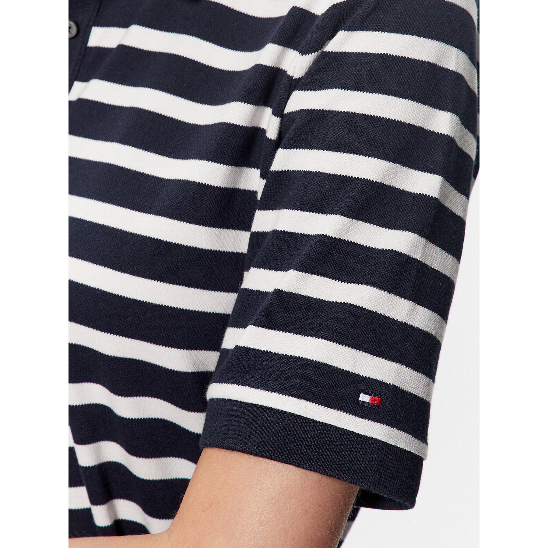 Tommy Hilfiger Ежедневна рокля Stripe Polo WW0WW37831 Тъмносин Regular Fit - Pepit.bg