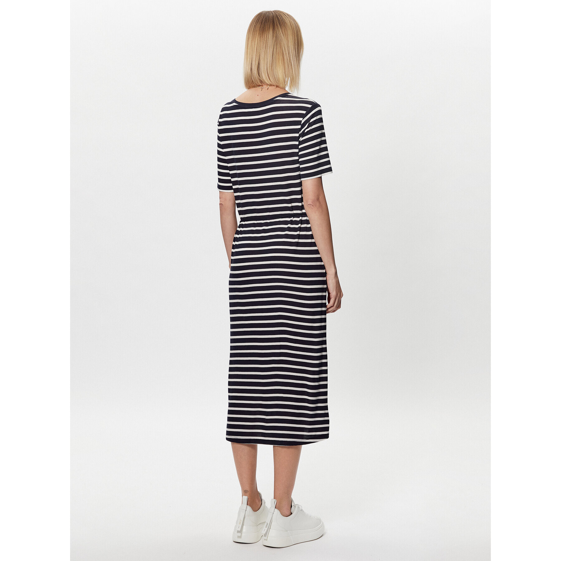 Tommy Hilfiger Ежедневна рокля Stripe WW0WW37837 Тъмносин Regular Fit - Pepit.bg